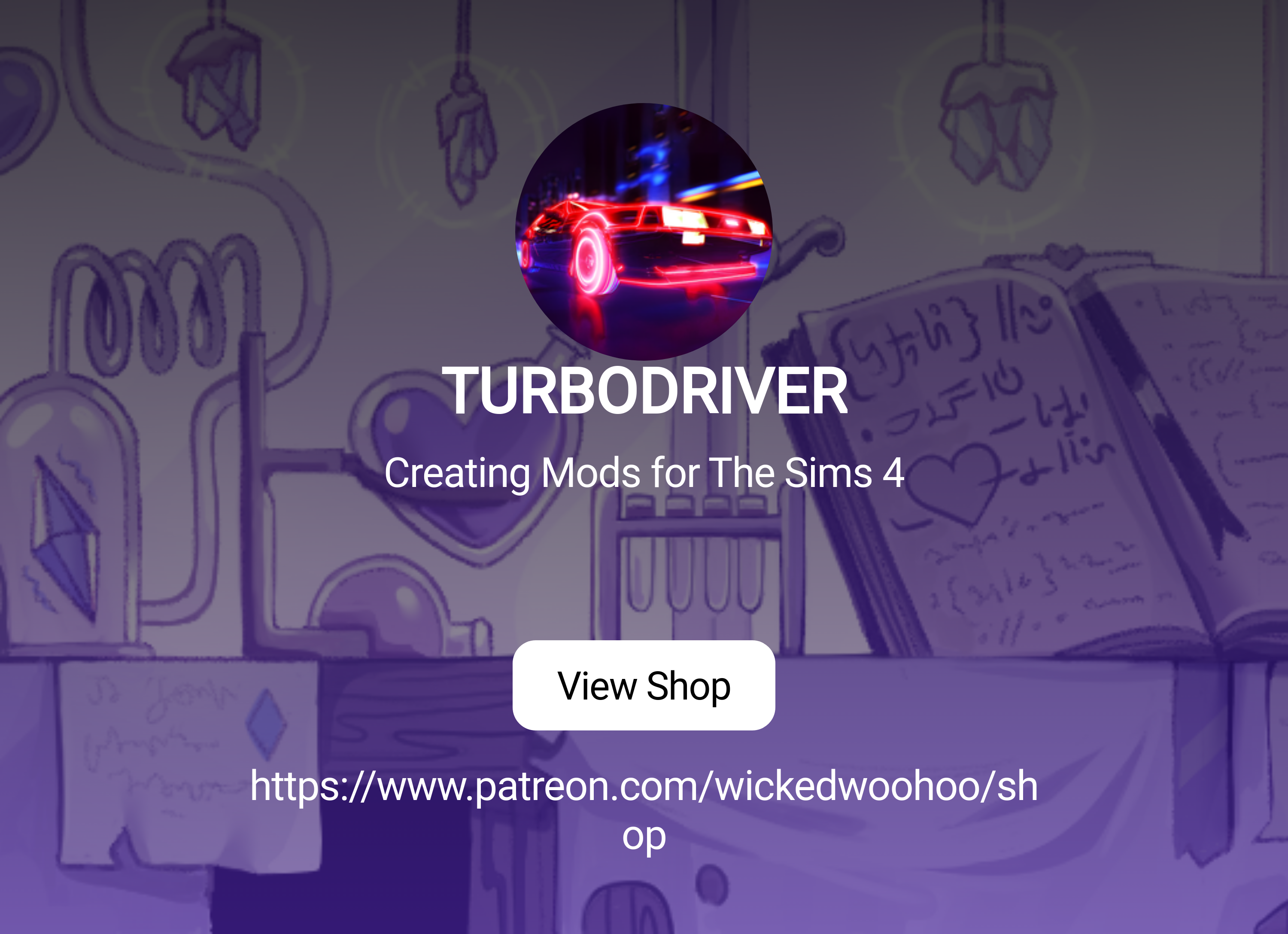 TURBODRIVER | Creating Mods for The Sims 4 | Patreon