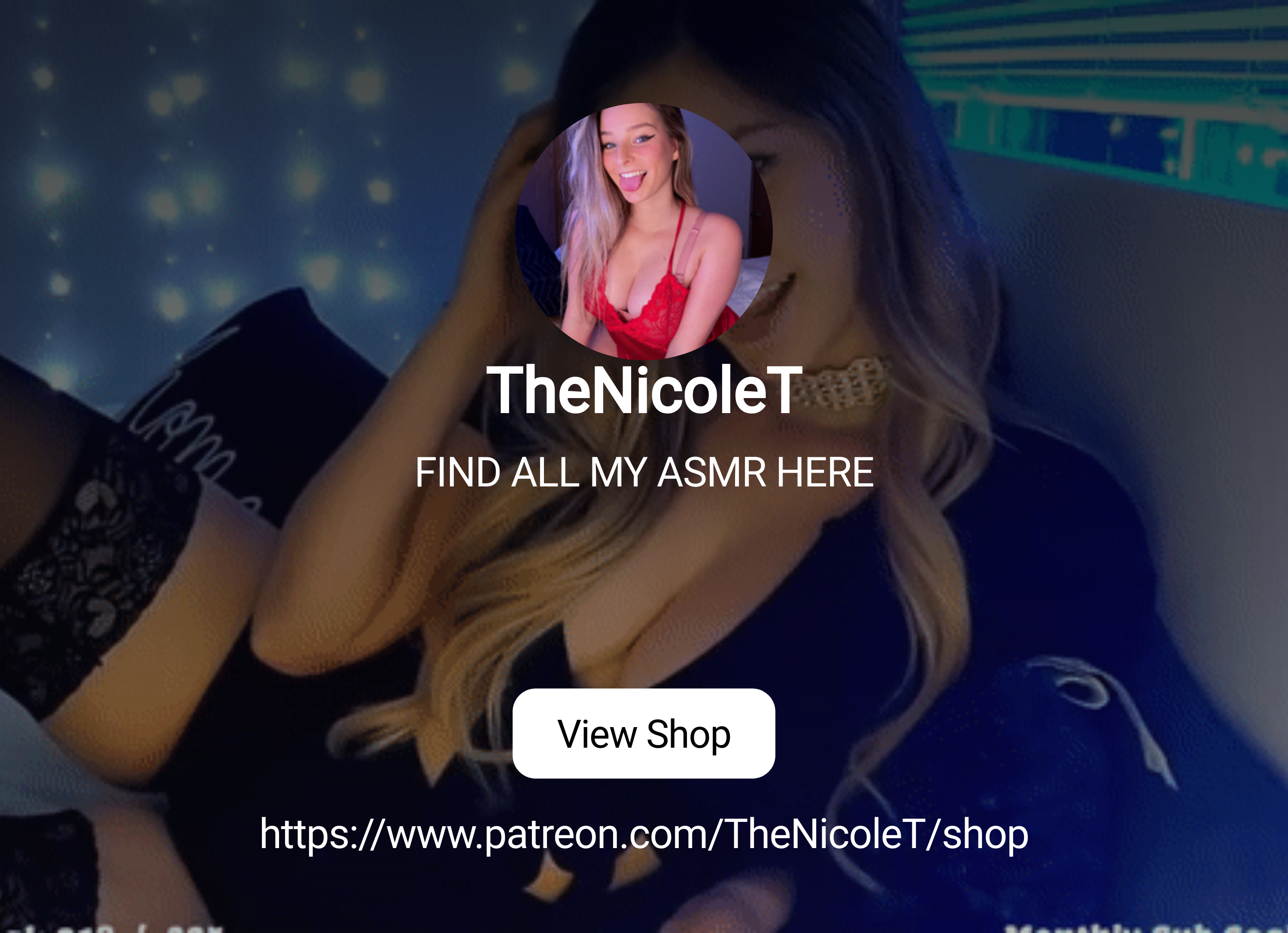 TheNicoleT | FIND ALL MY ASMR HERE | Patreon