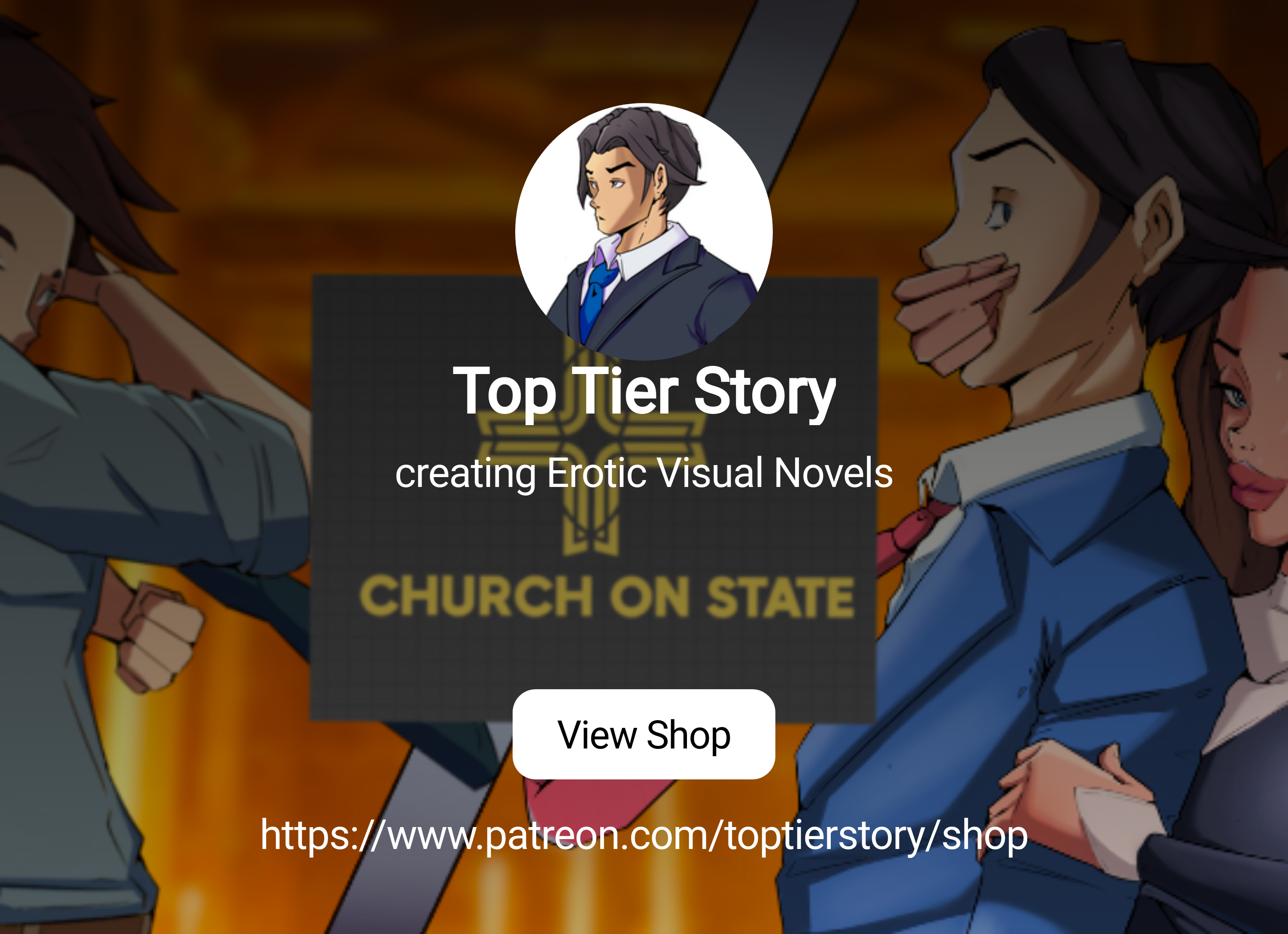 Top Tier Story | creating Erotic Visual Novels | Patreon