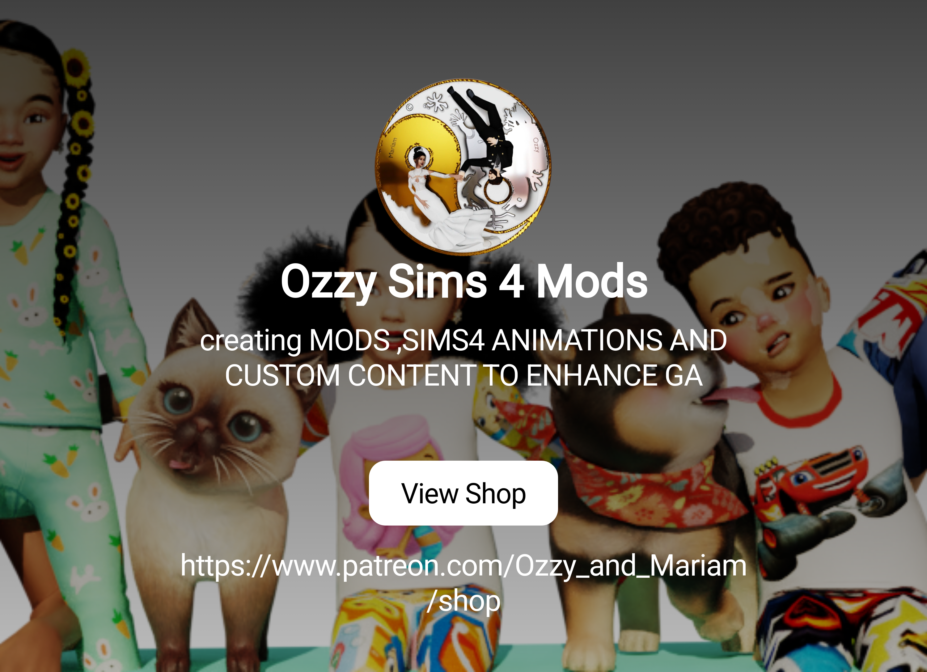 Ozzy Sims 4 Mods | creating MODS ,SIMS4 ANIMATIONS AND CUSTOM CONTENT TO  ENHANCE GA | Patreon