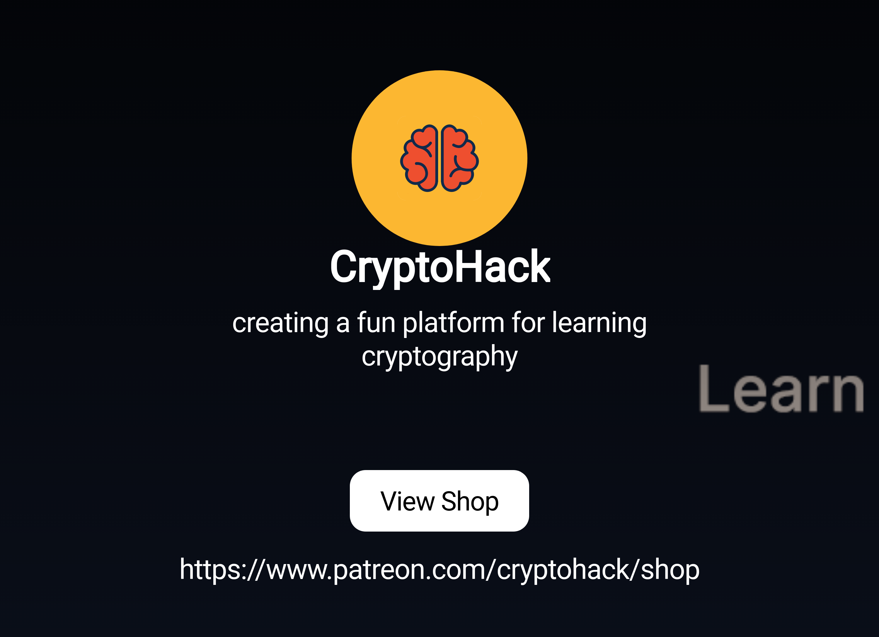 CryptoHack | creating a fun platform for learning cryptography 