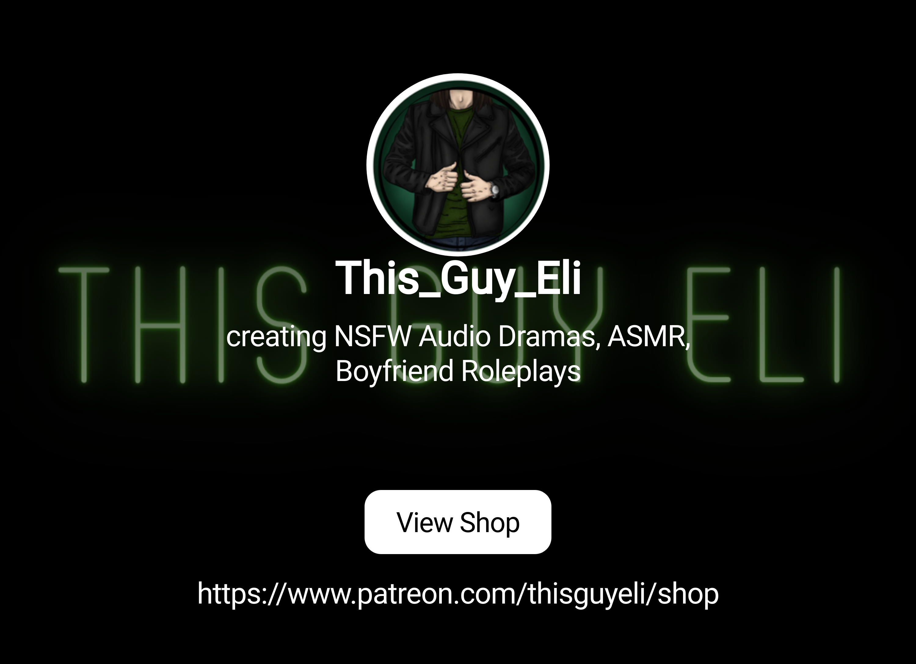 This_Guy_Eli | creating NSFW Audio Dramas, ASMR, Boyfriend Roleplays |  Patreon