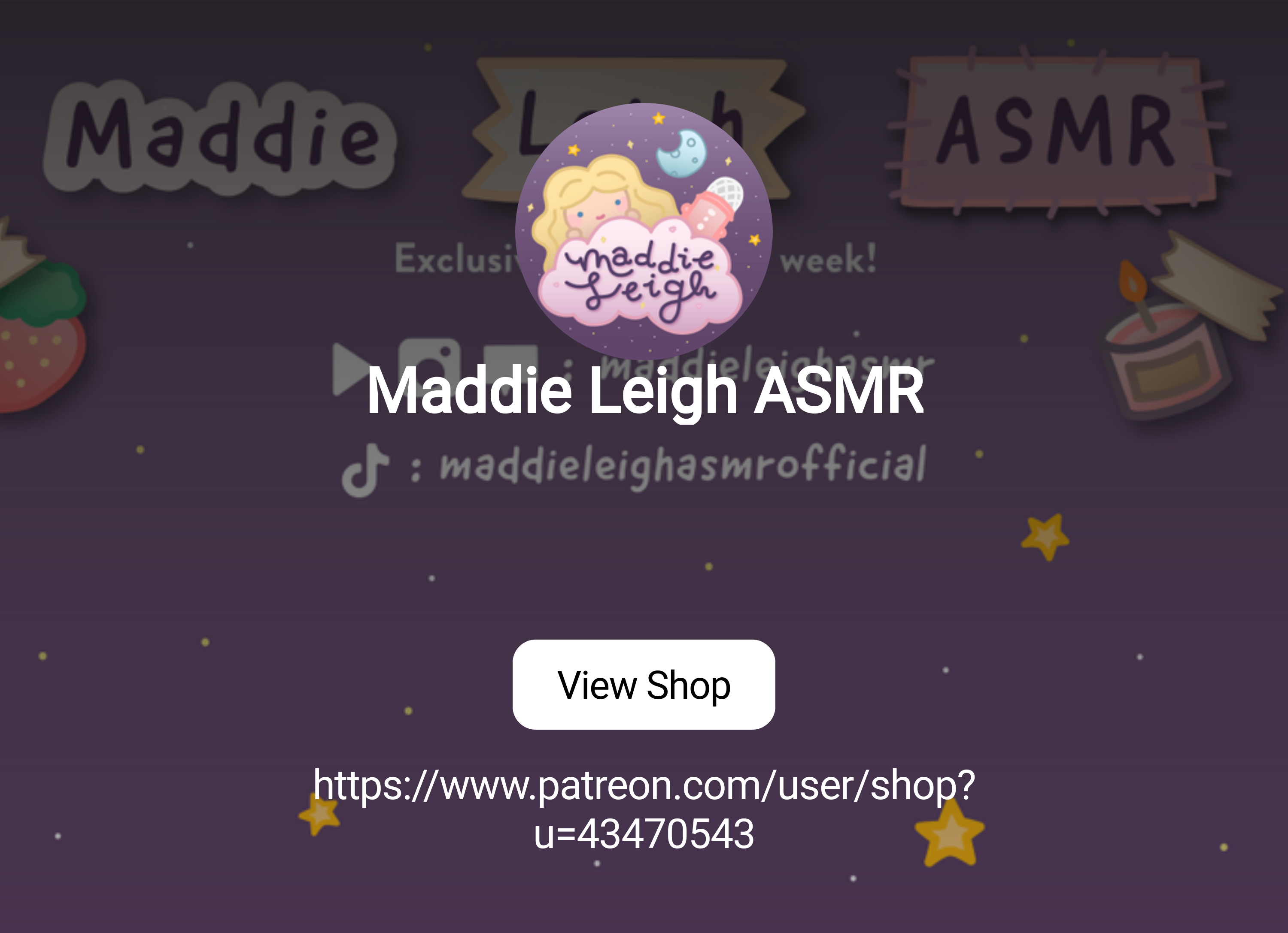 Maddie Leigh ASMR | Patreon