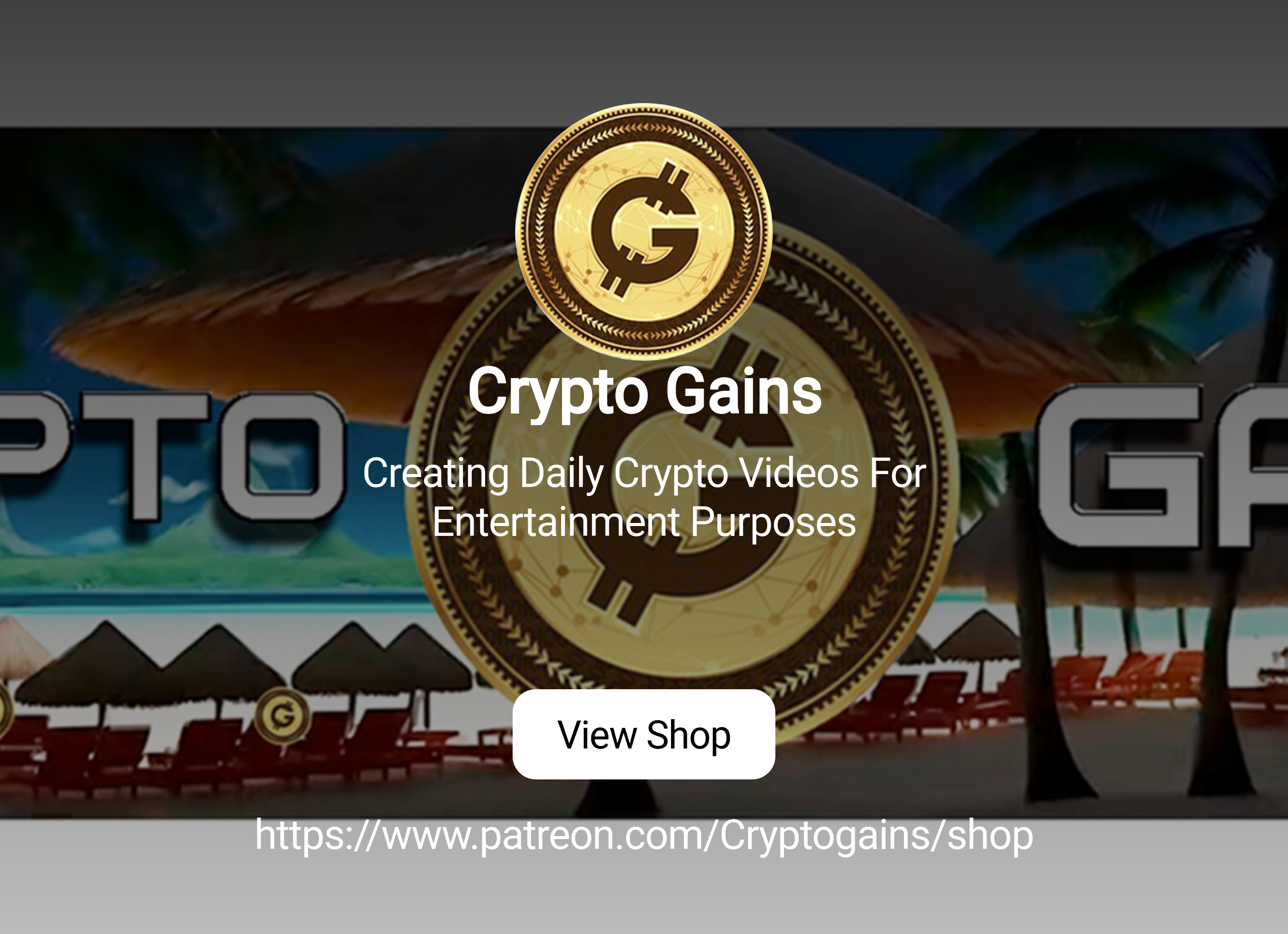 Crypto Gains | Patreon