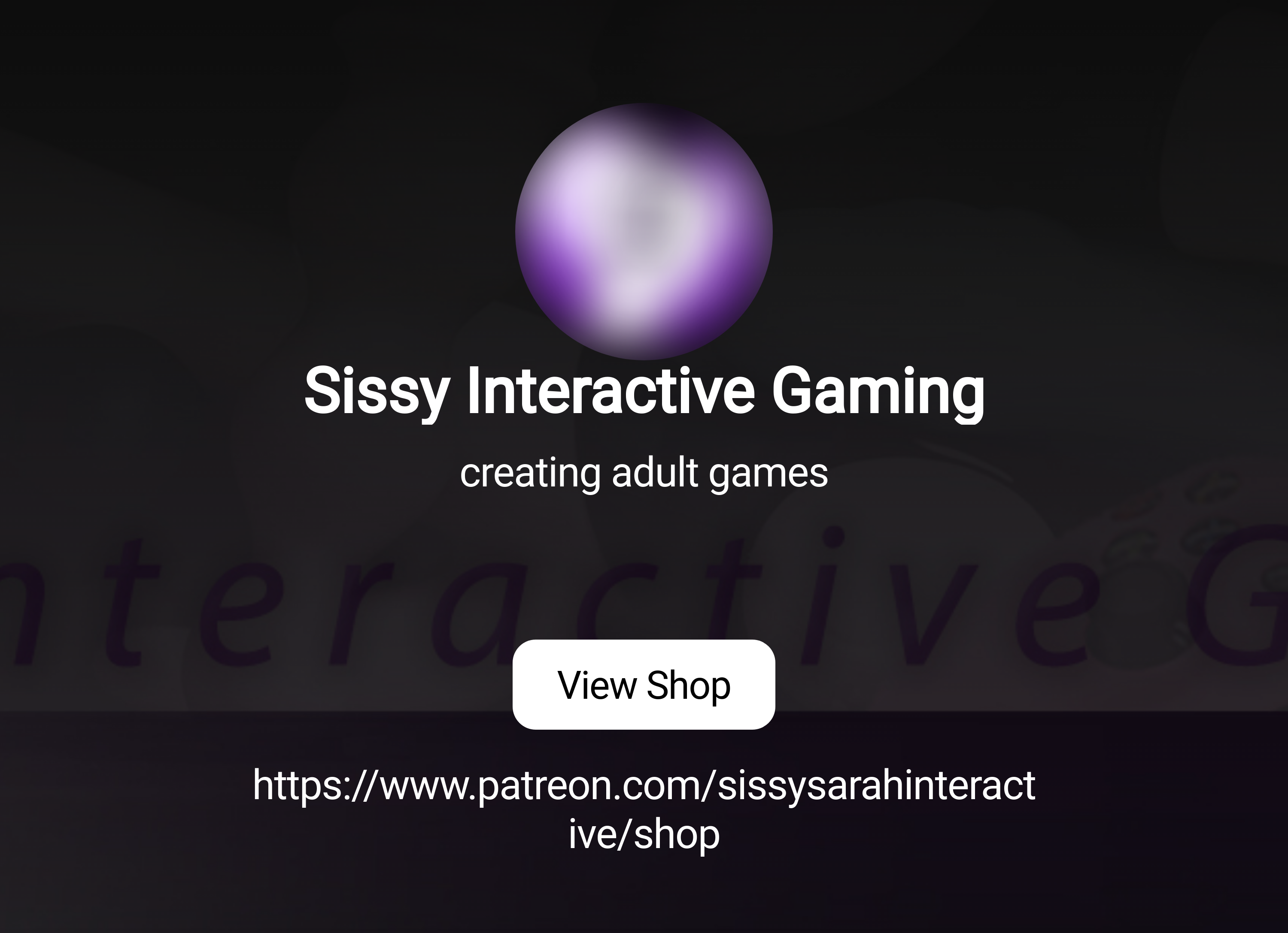 Sissy Interactive Gaming | creating adult games | Patreon