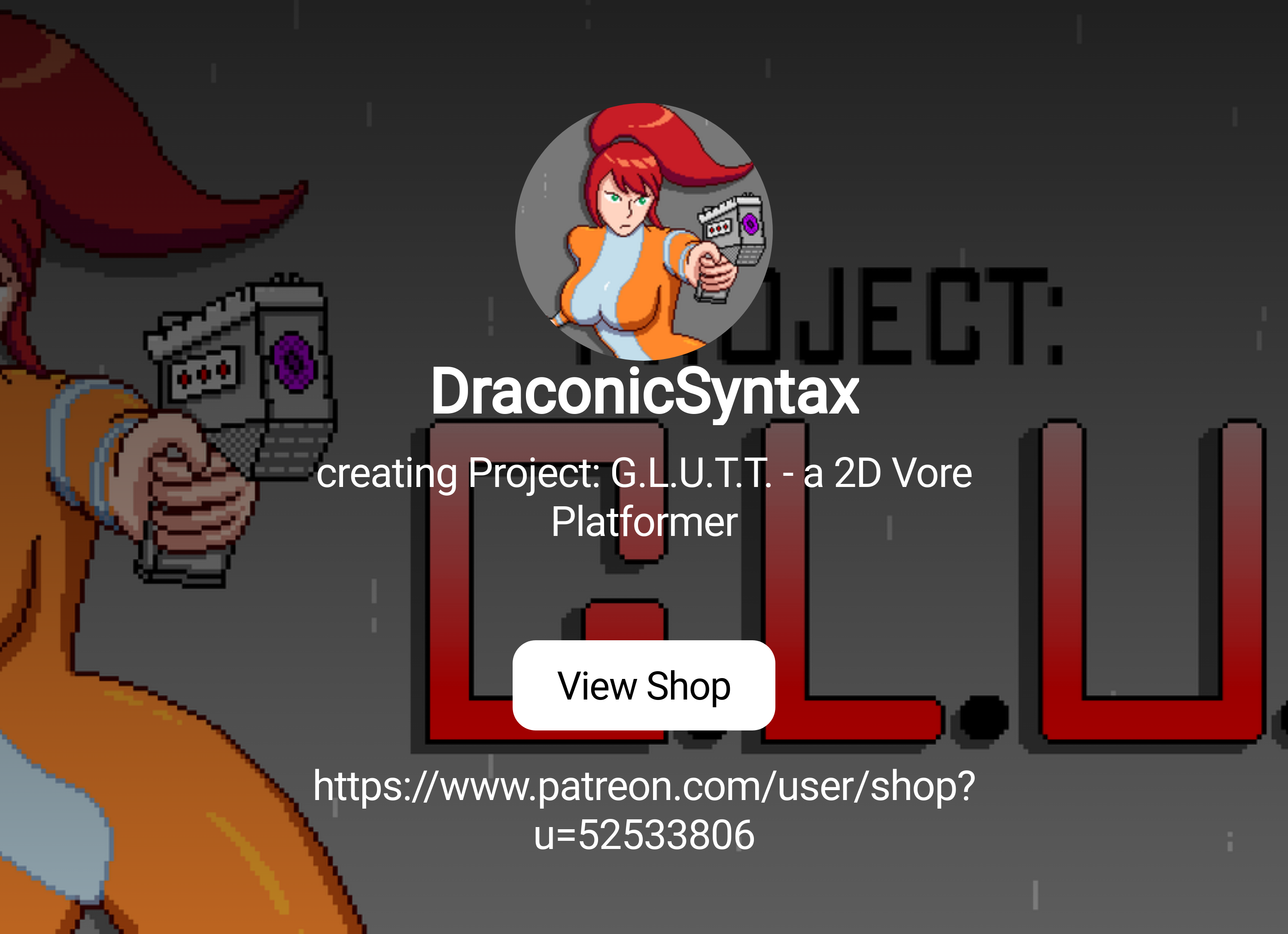 DraconicSyntax | creating Project: G.L.U.T.T. - a 2D Vore Platformer |  Patreon