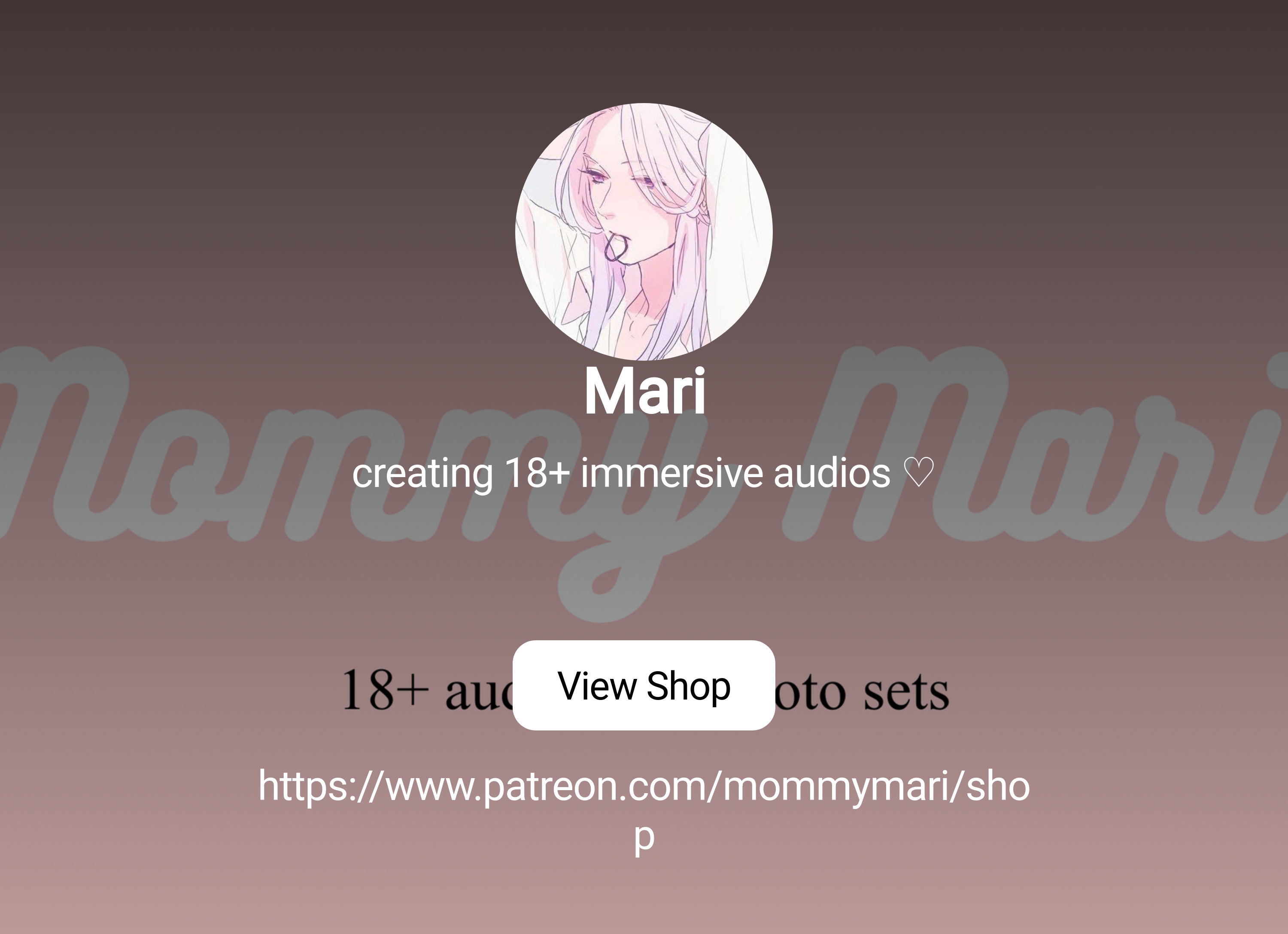 Mari weaving a sensual web of sound