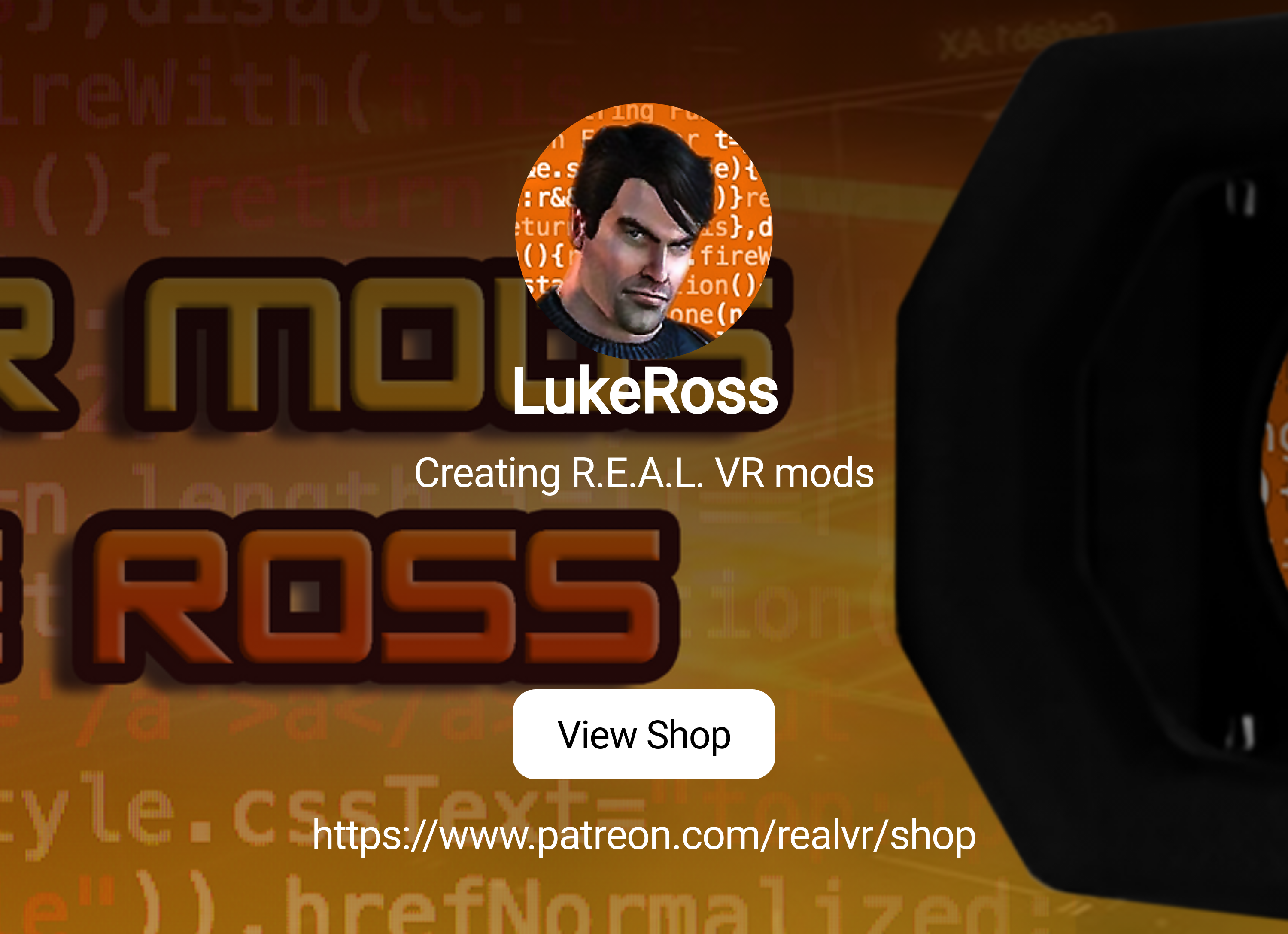 LukeRoss | Creating R.E.A.L. VR mods | Patreon