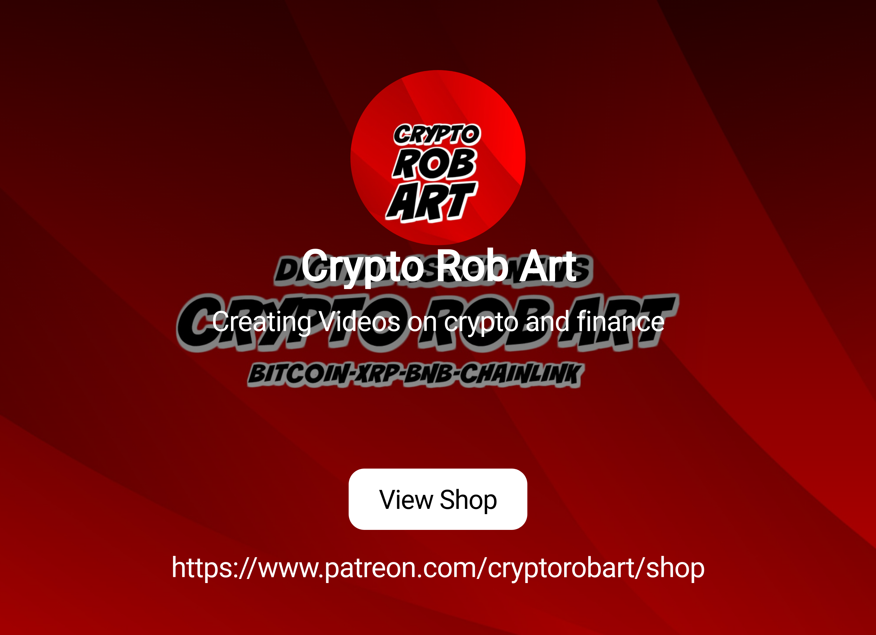 Crypto Rob Art | Creating Videos on crypto and finance | Patreon