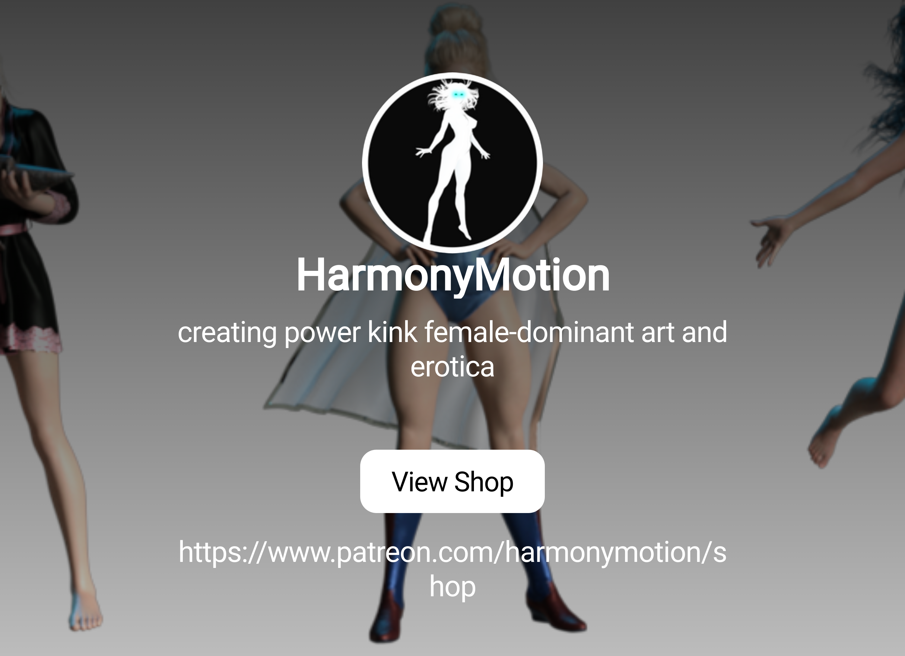 HarmonyMotion | creating power kink female-dominant art and erotica |  Patreon