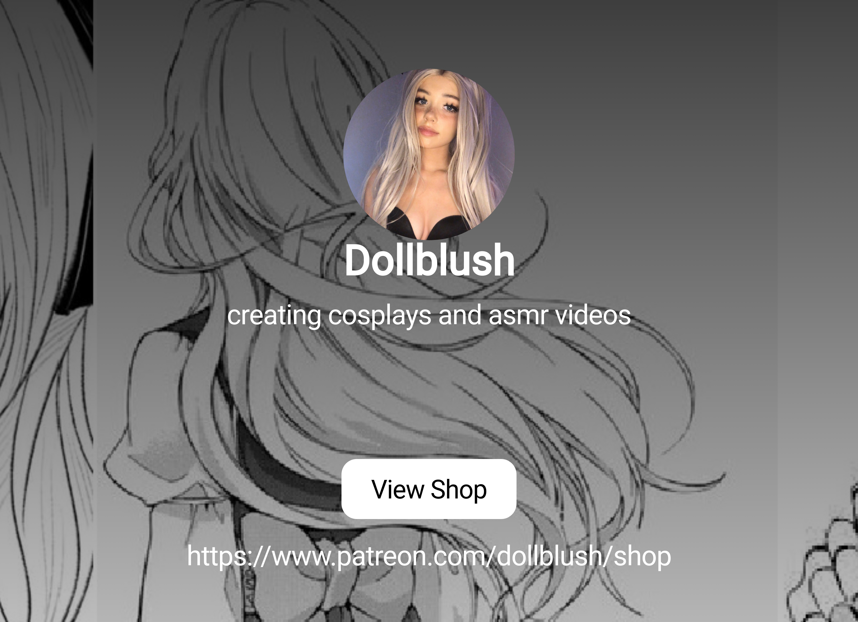 Dollblush | creating cosplays and asmr videos | Patreon