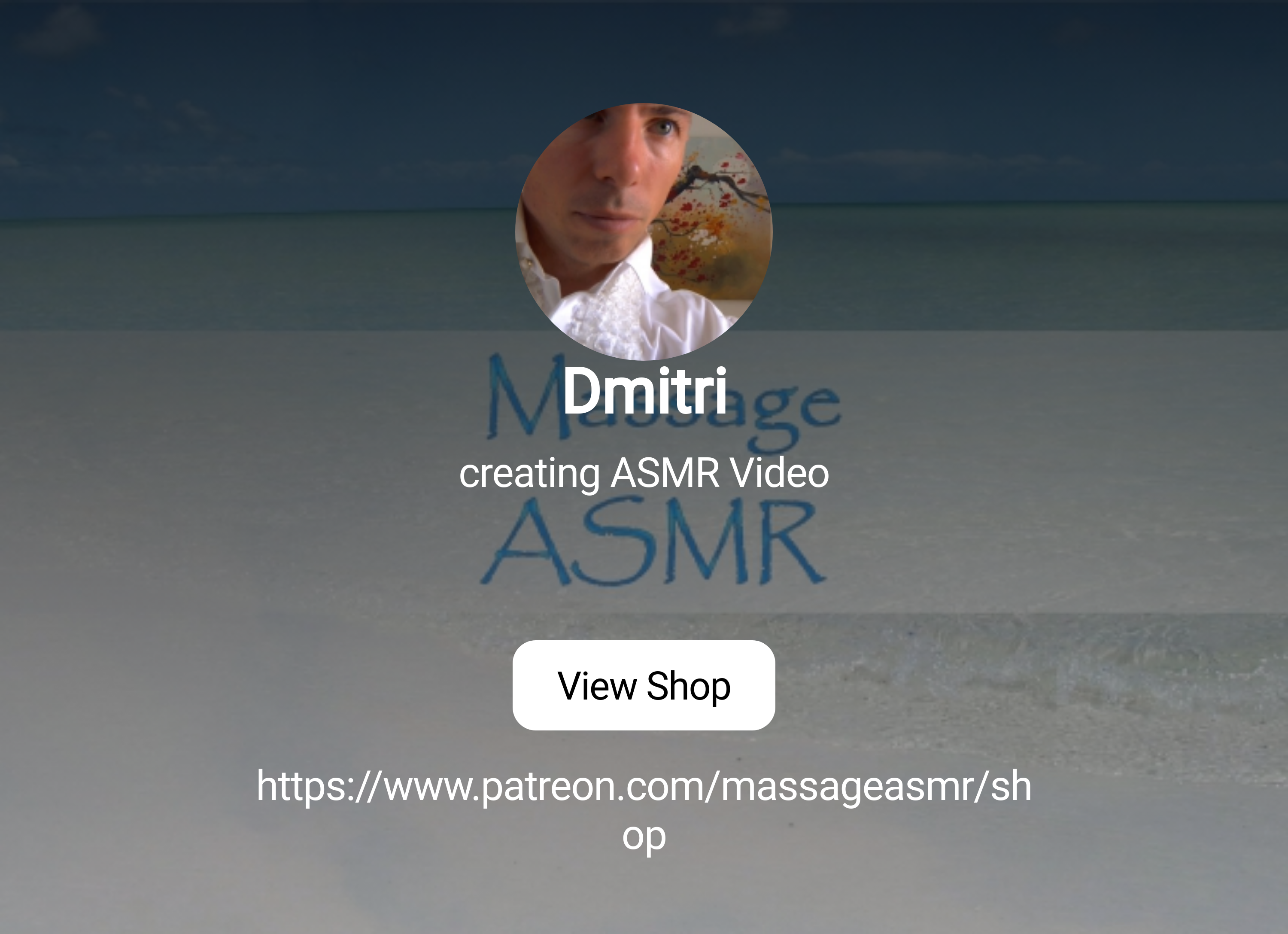 Dmitri | creating ASMR Video | Patreon