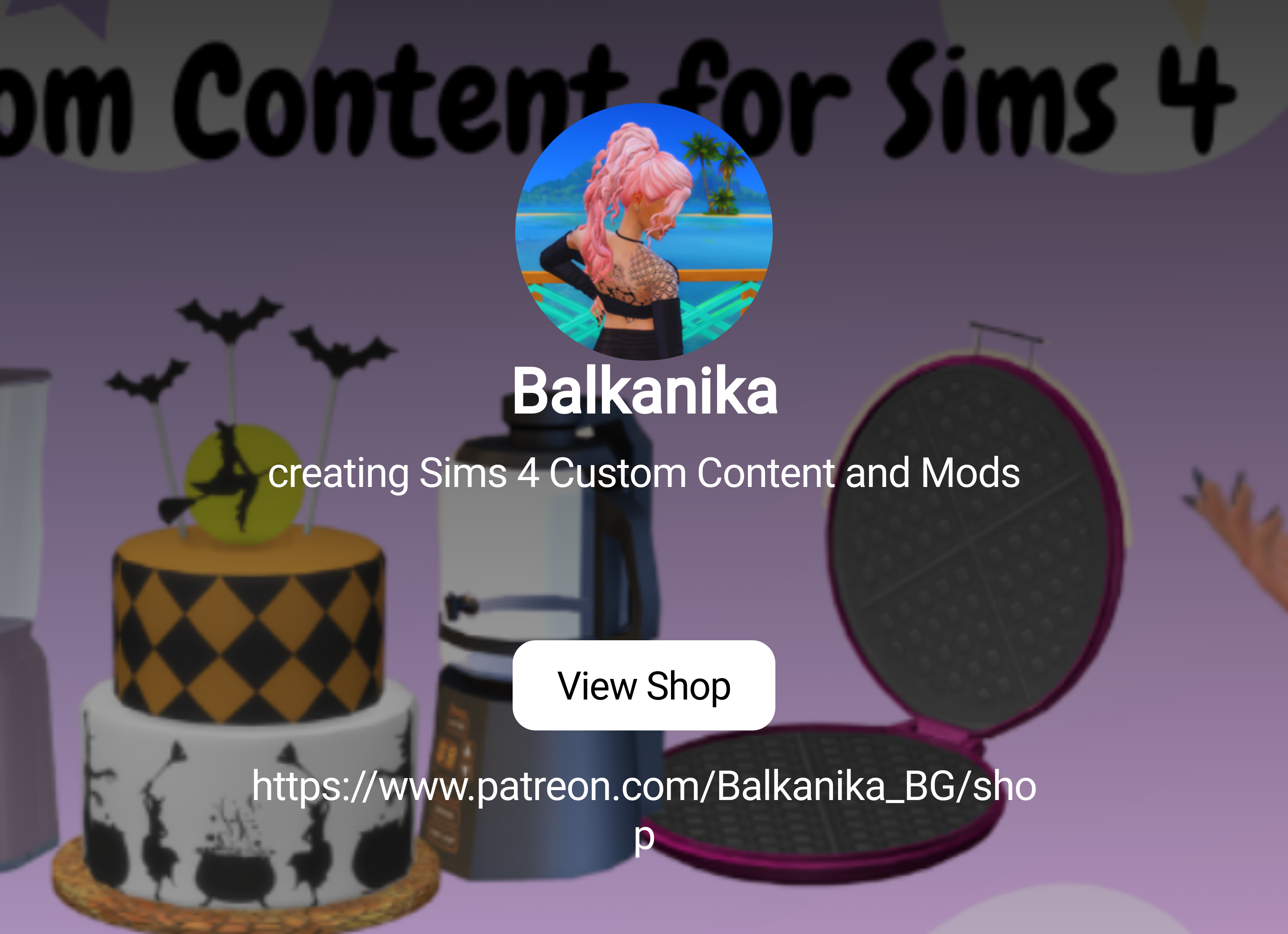 Balkanika | creating Sims 4 Custom Content and Mods | Patreon