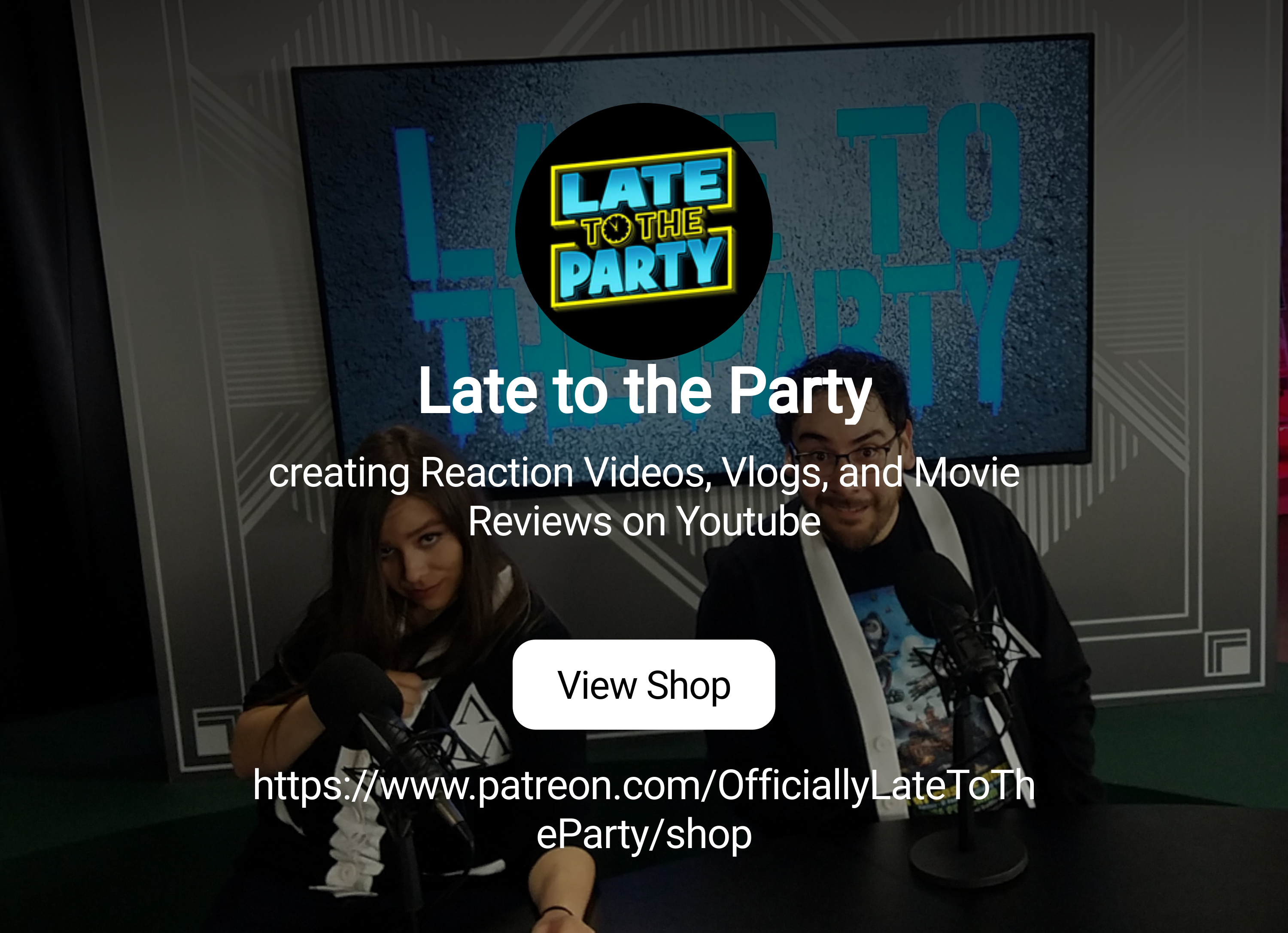 Late to the Party | creating Reaction Videos, Vlogs, and Movie Reviews on  Youtube | Patreon