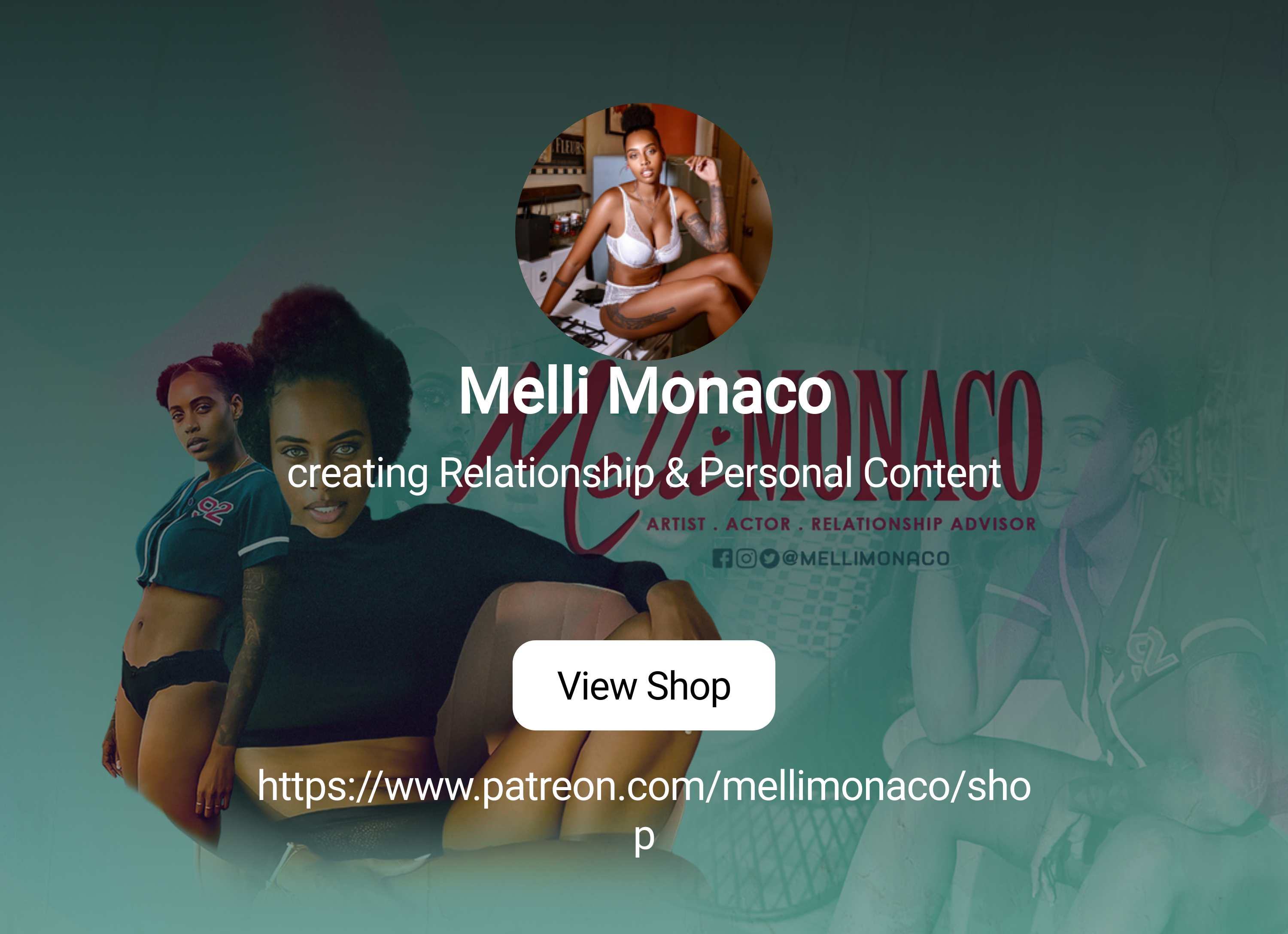 Melli Monaco | creating Relationship & Personal Content | Patreon