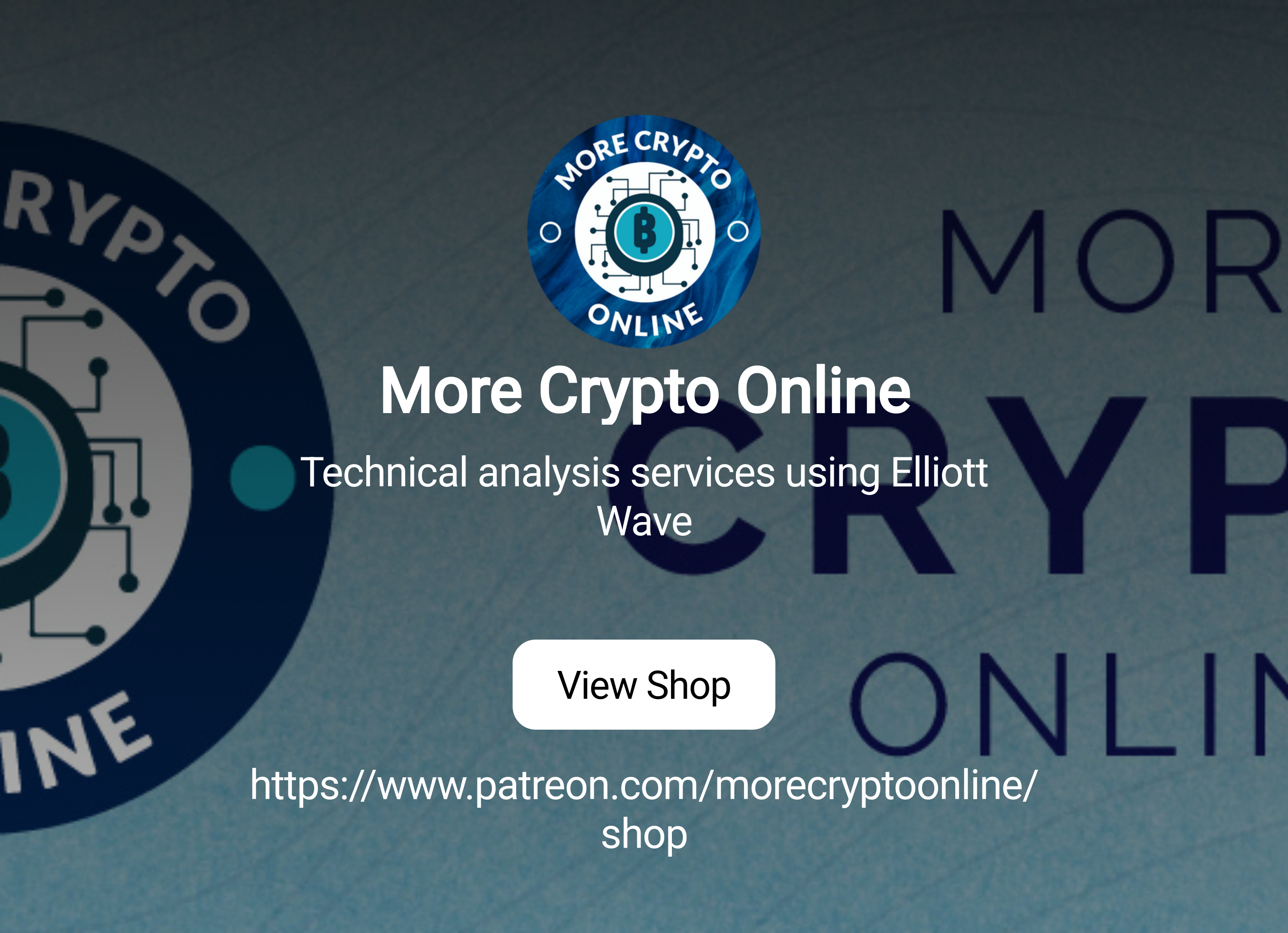 More Crypto Online | Technical analysis services using Elliott Wave |  Patreon
