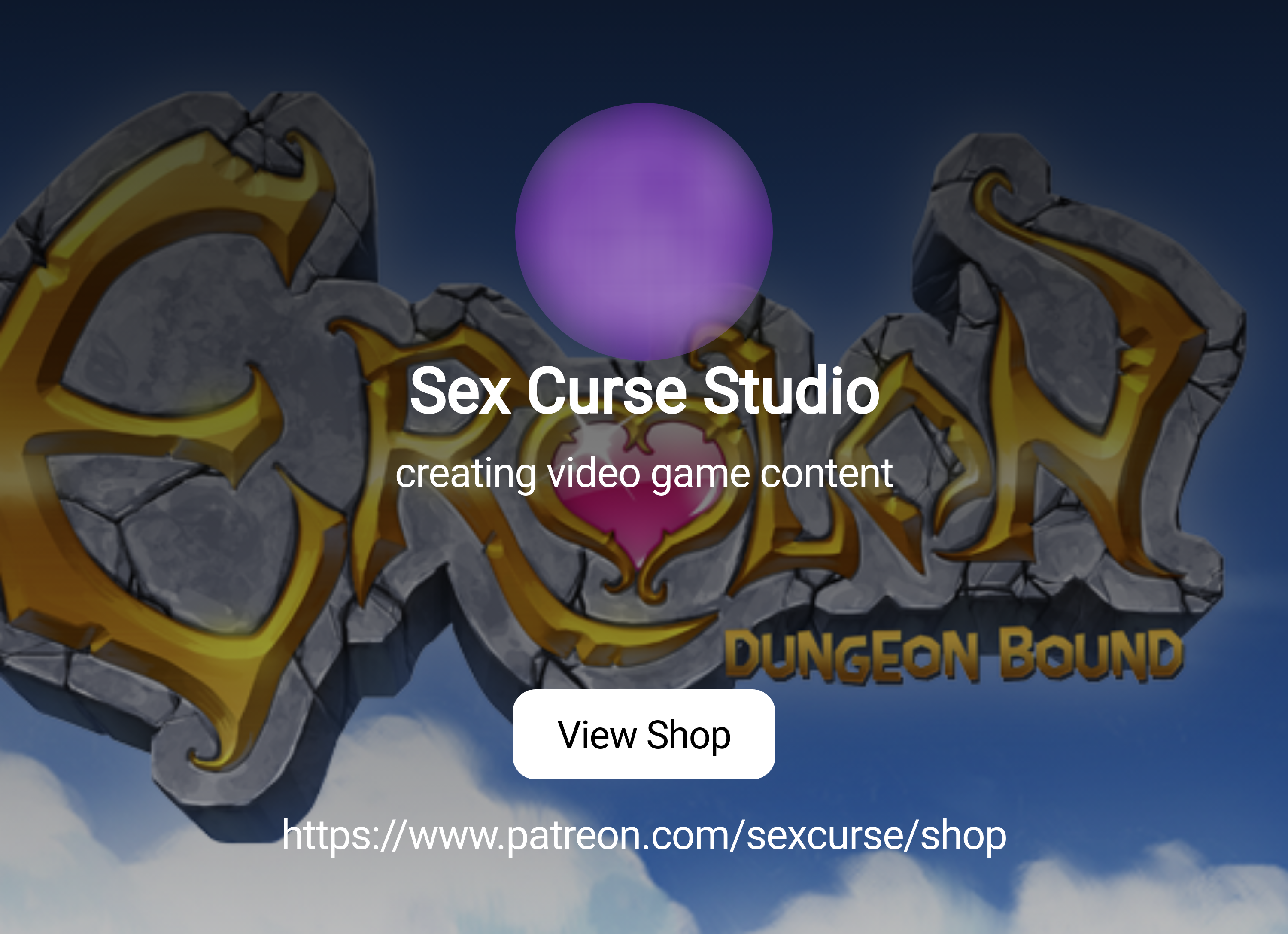 Sex Curse Studio | creating video game content | Patreon