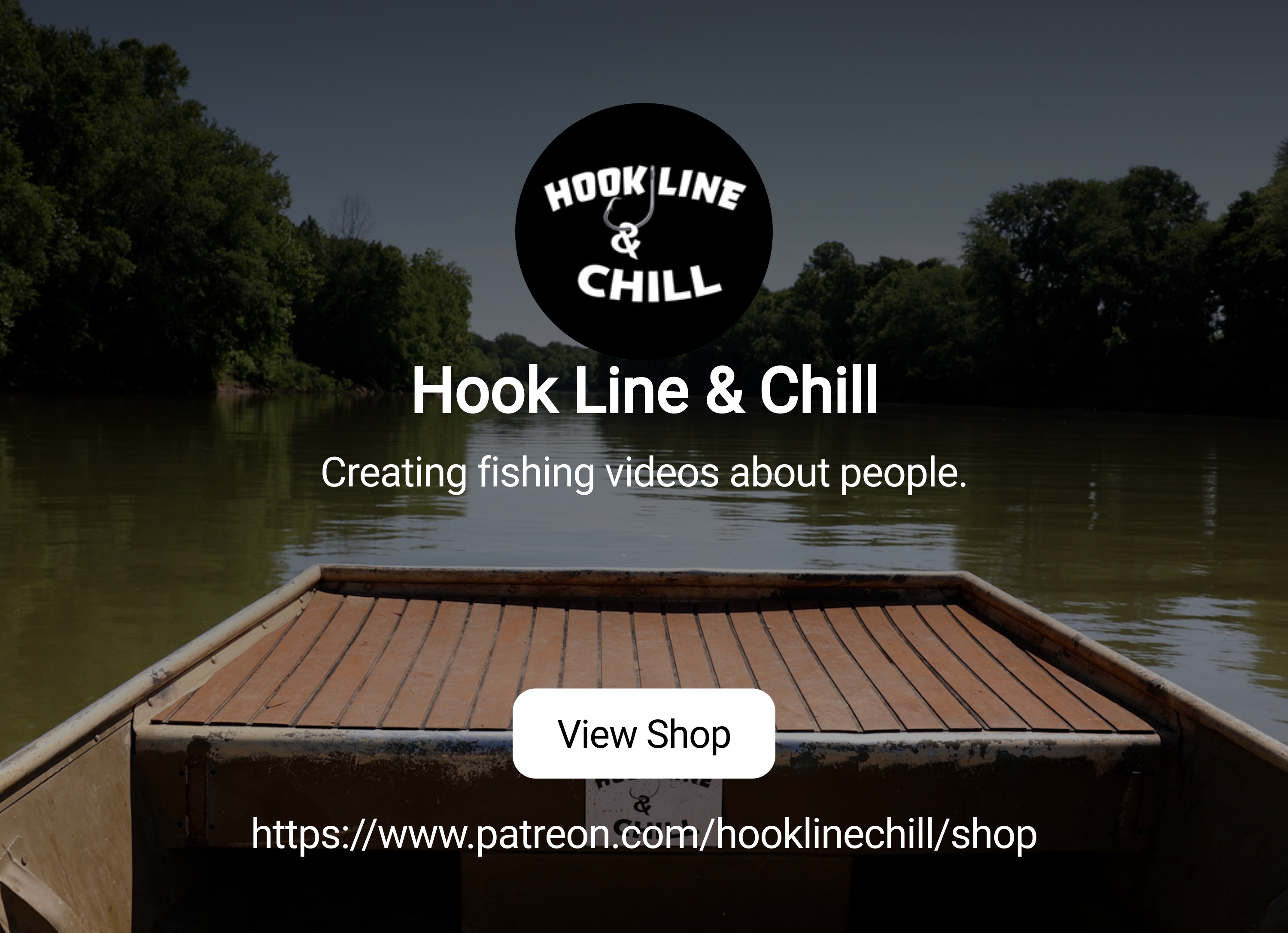 Hook Line & Chill | creating fishing videos about people. | Patreon