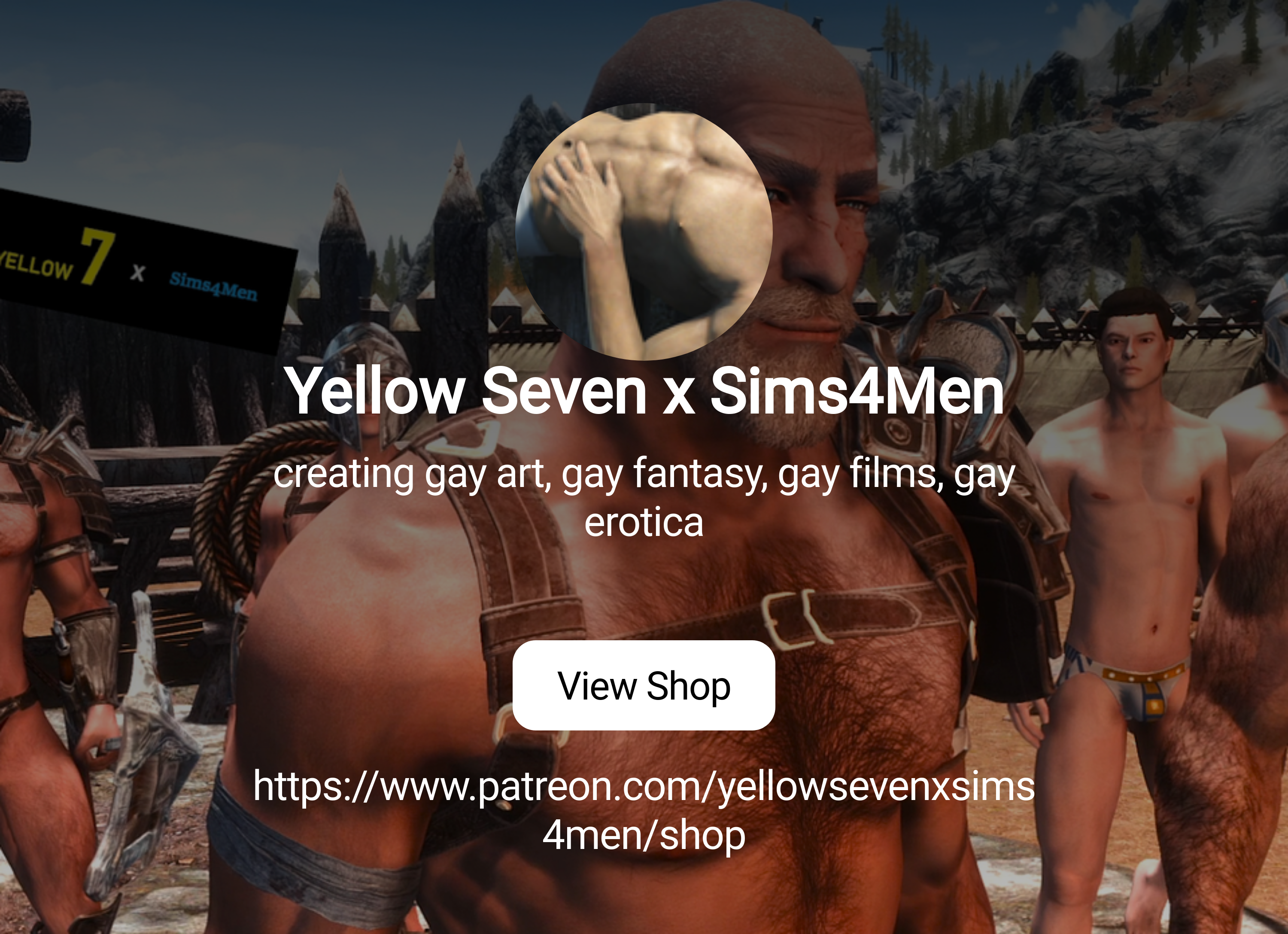 Yellow Seven x Sims4Men | creating gay art, gay fantasy, gay films, gay  erotica | Patreon