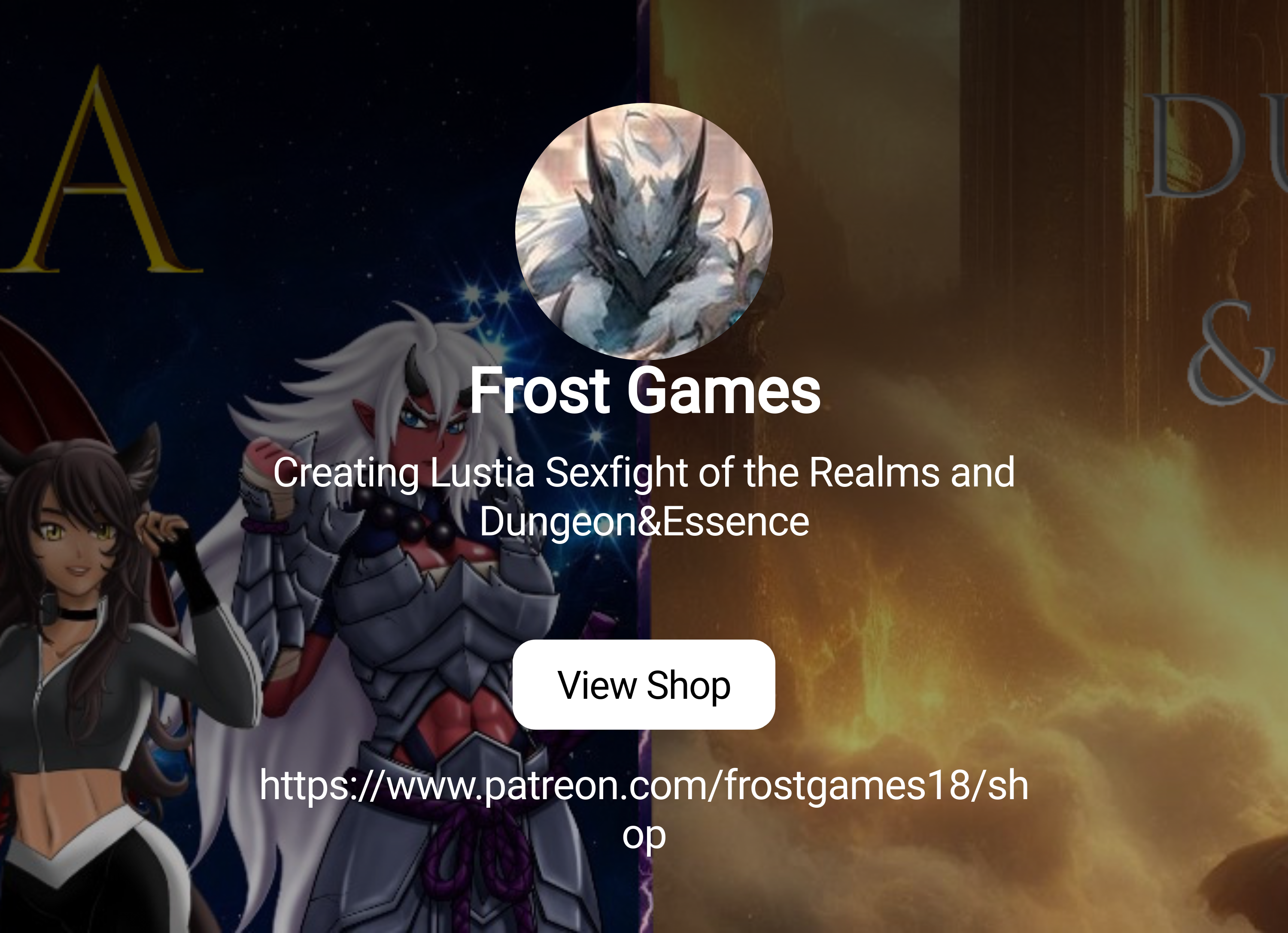 Frost Games | Creating Lustia Sexfight of the Realms and Dungeon&Essence |  Patreon