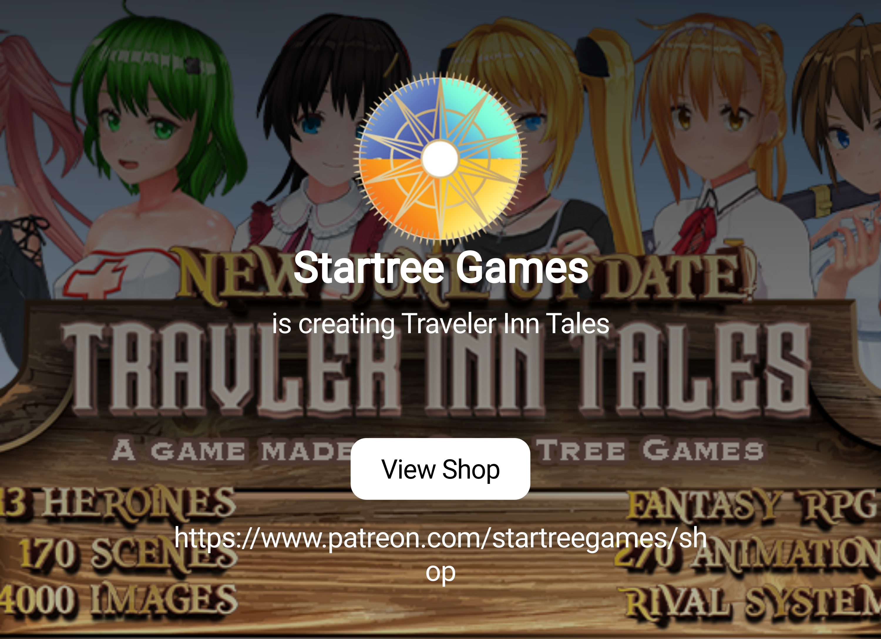 Startree Games | is creating Traveler Inn Tales | Patreon