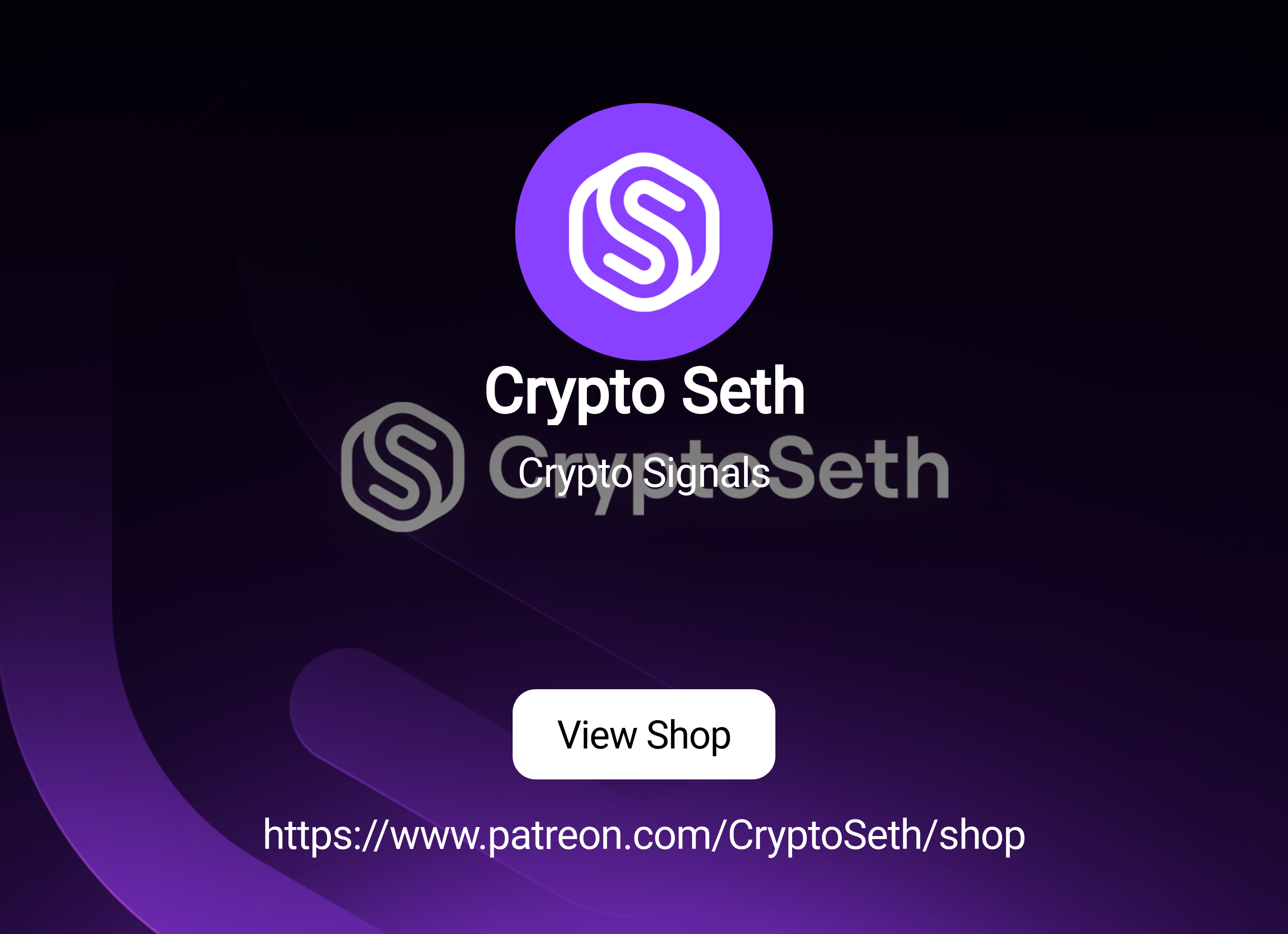 Crypto Seth | Crypto Signals | Patreon