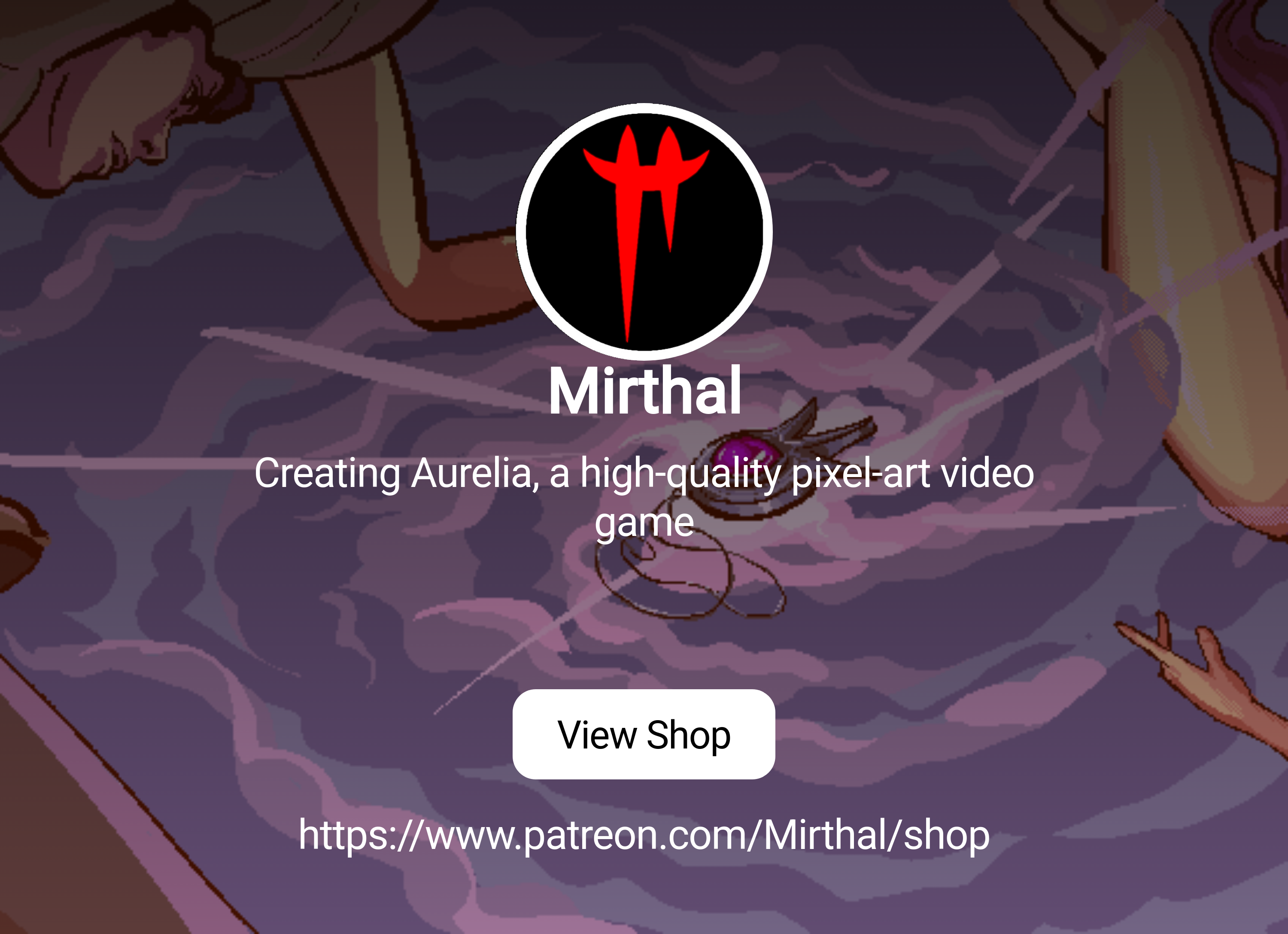 Mirthal | Creating Aurelia, a high-quality pixel-art video game | Patreon