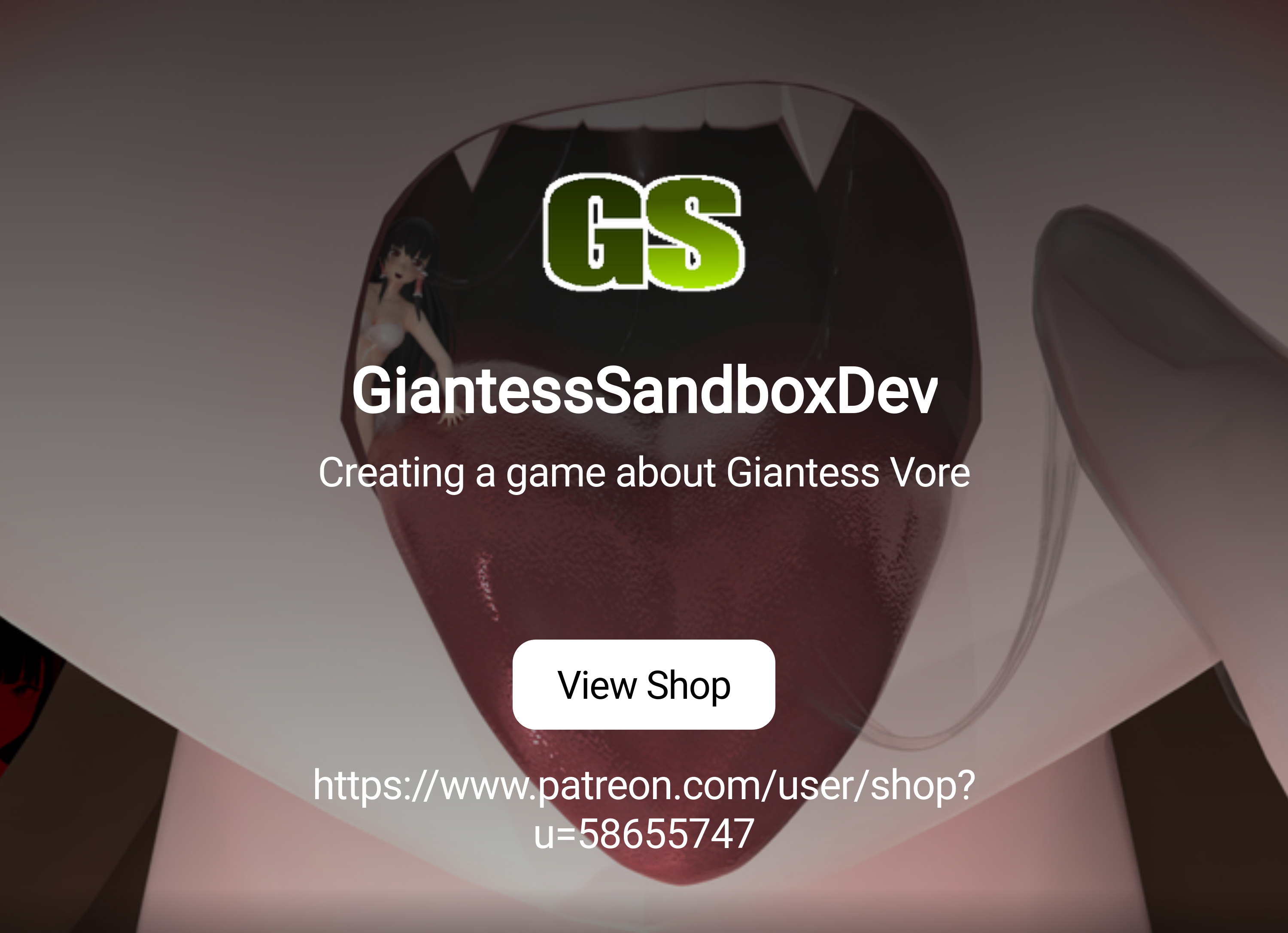 GiantessSandboxDev | Creating a game about Giantess Vore | Patreon