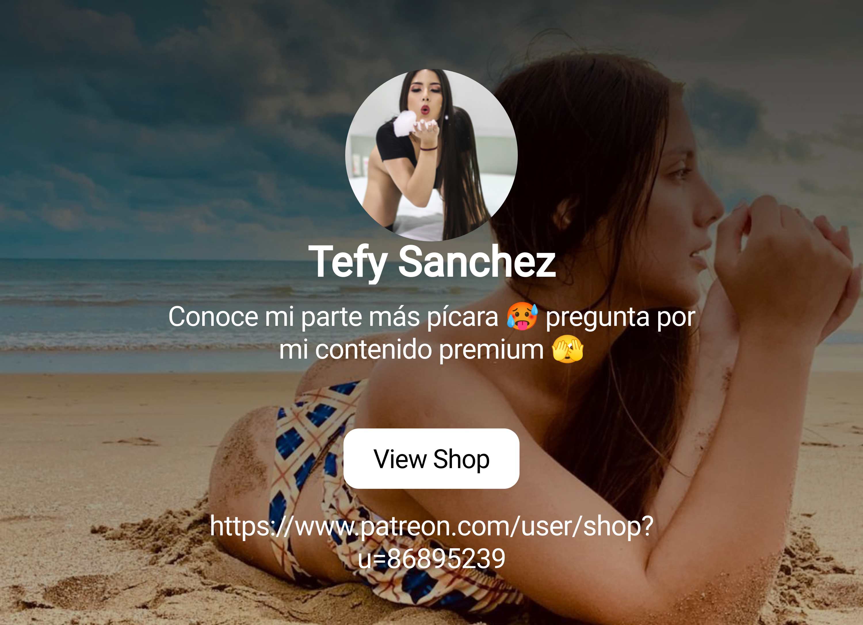 Tefy Sanchez | Conoce mi parte más pícara 🥵 pregunta por mi contenido  premium 🫣 | Patreon