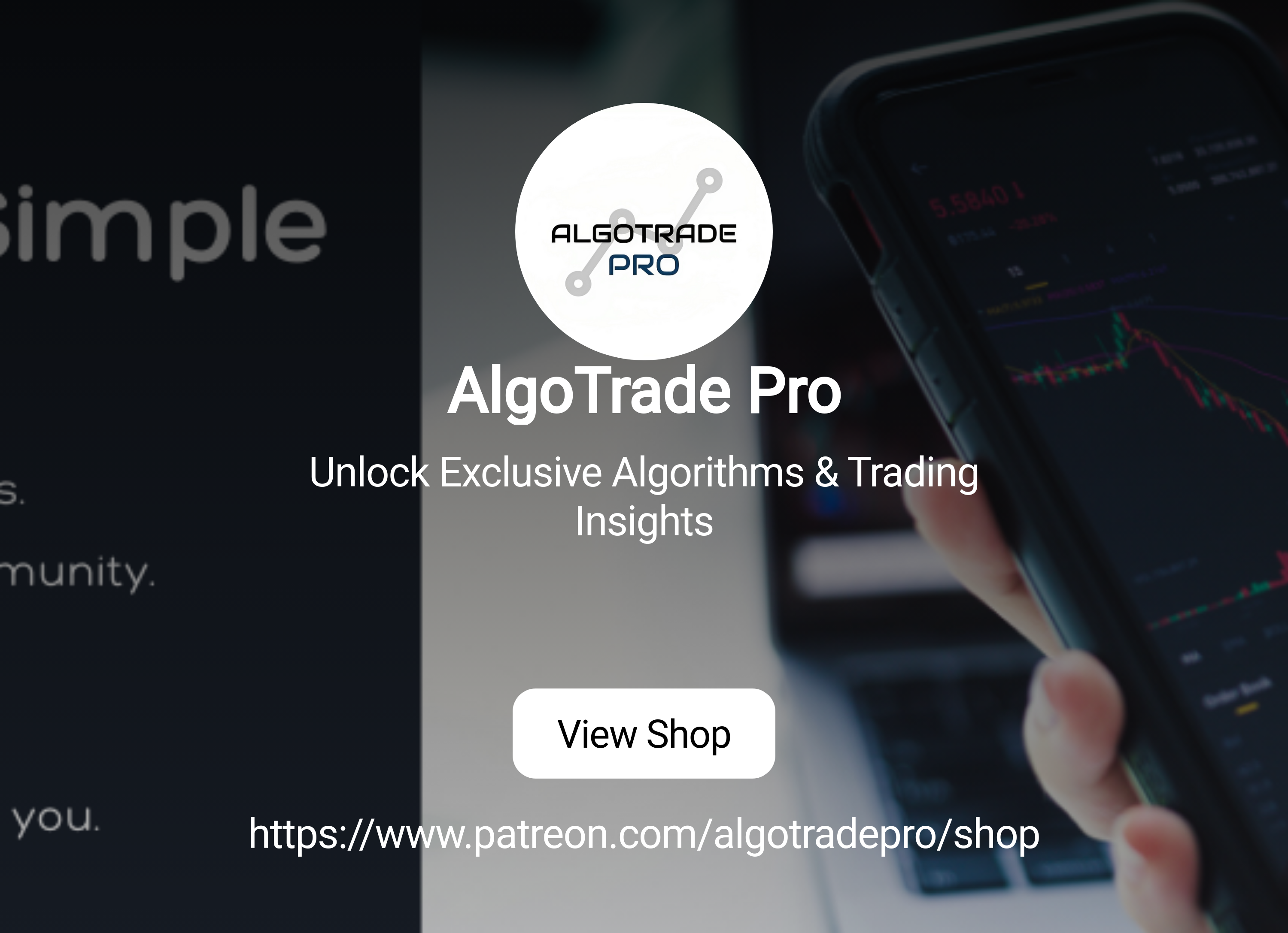 AlgoTrade Pro | Unlock Exclusive Algorithms & Trading Insights | Patreon