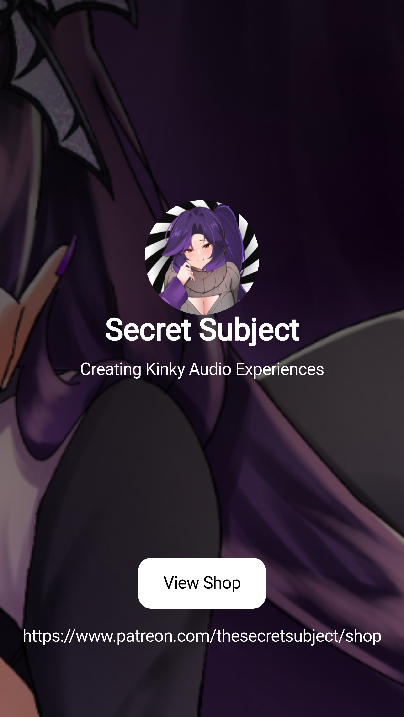 Secret Subject | Creating Kinky Audio Experiences | Patreon