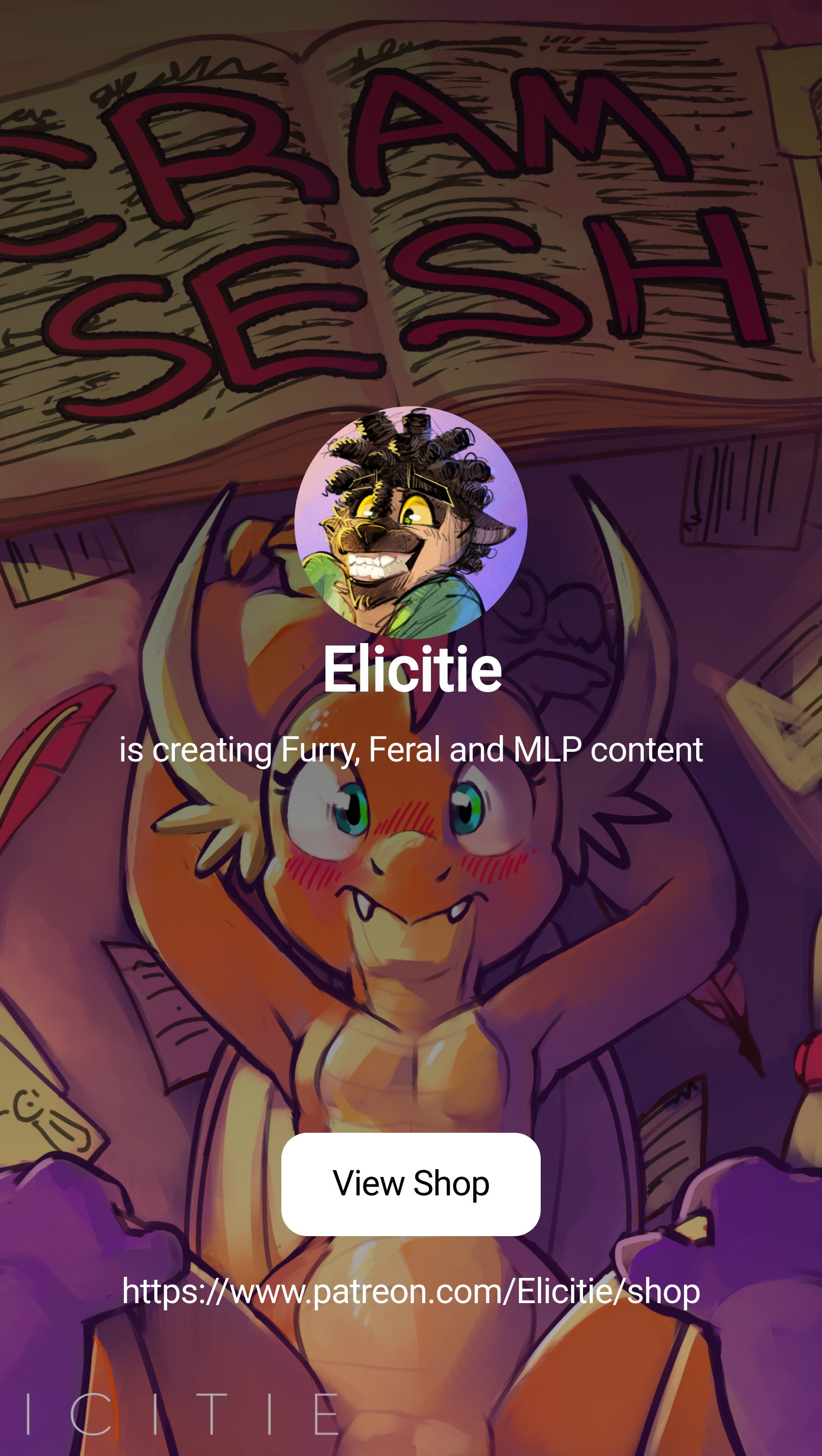 Elicitie | is creating Furry, Feral and MLP content | Patreon