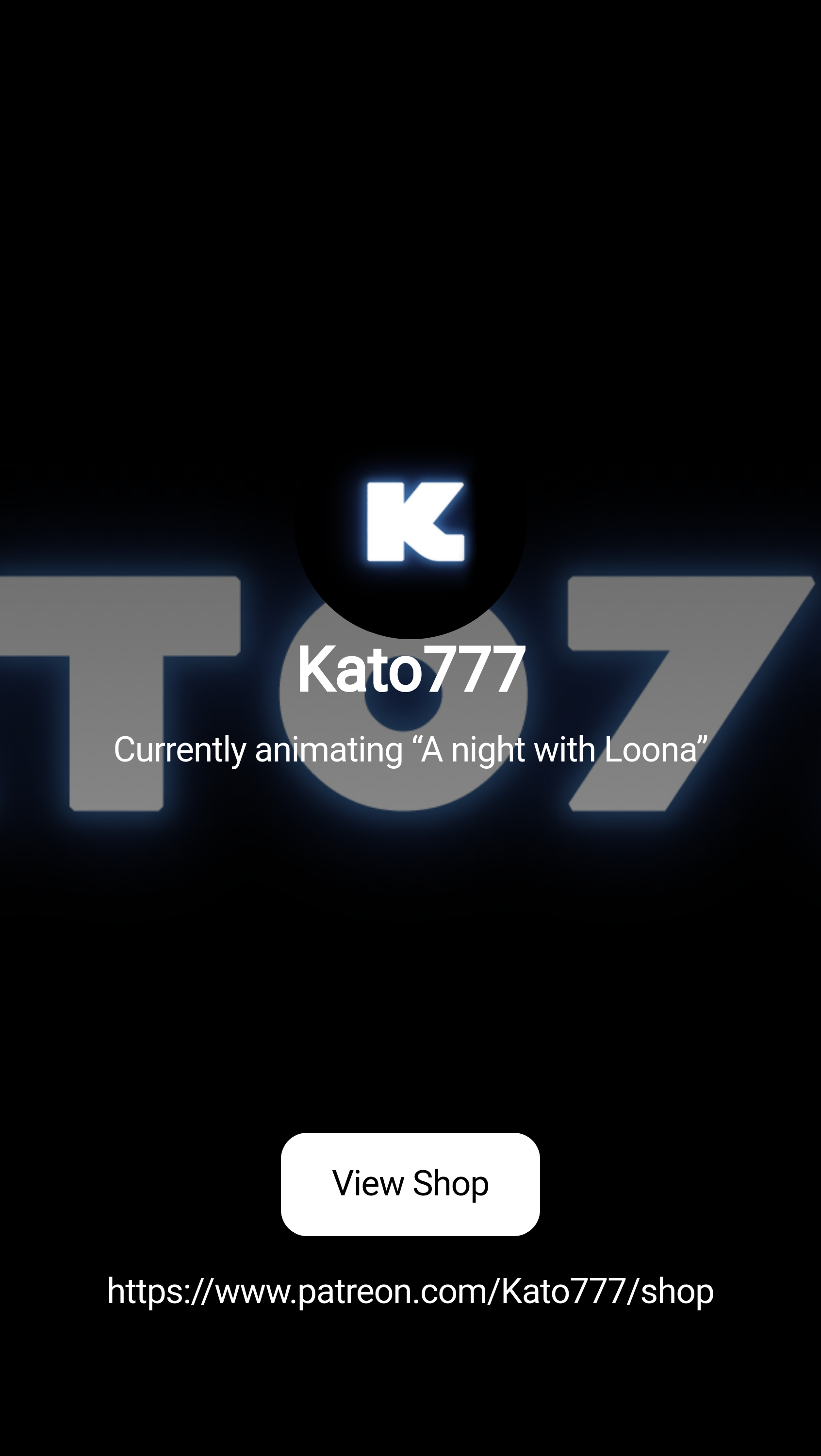 Kato777 | Currently animating “A night with Loona” | Patreon