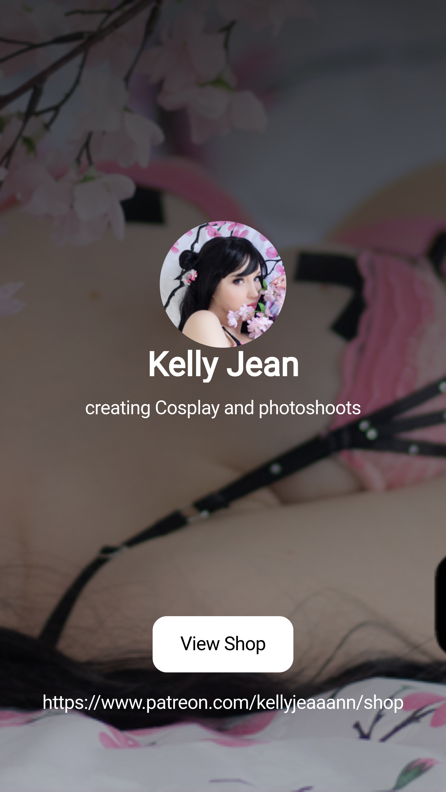 Kelly Jean | creating Cosplay and photoshoots | Patreon