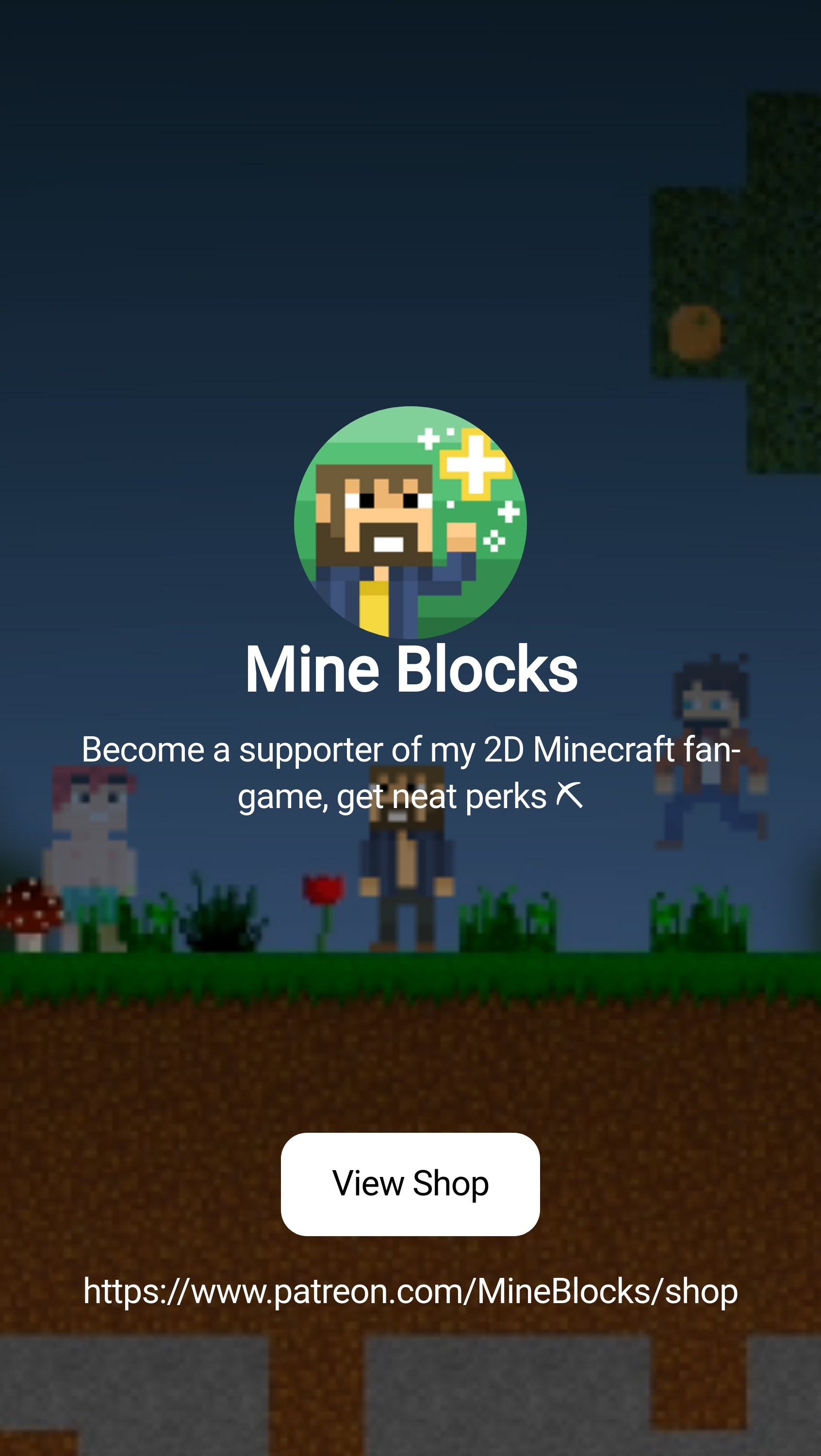 Mine Blocks | Become a supporter of my 2D Minecraft fan-game, get neat  perks ⛏ | Patreon