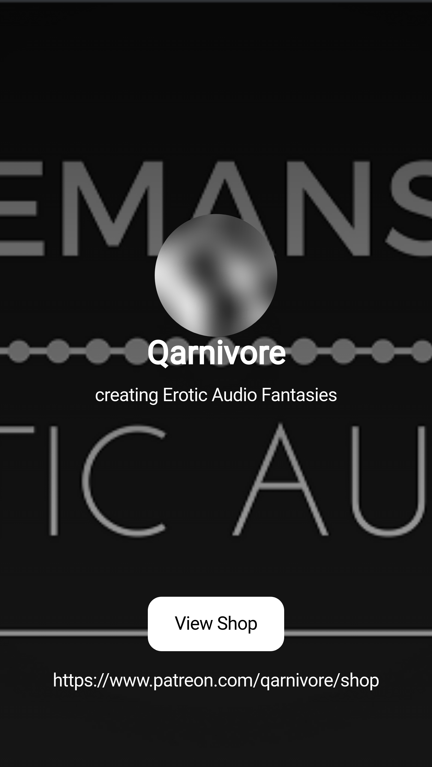 Qarnivore | creating Erotic Audio Fantasies | Patreon