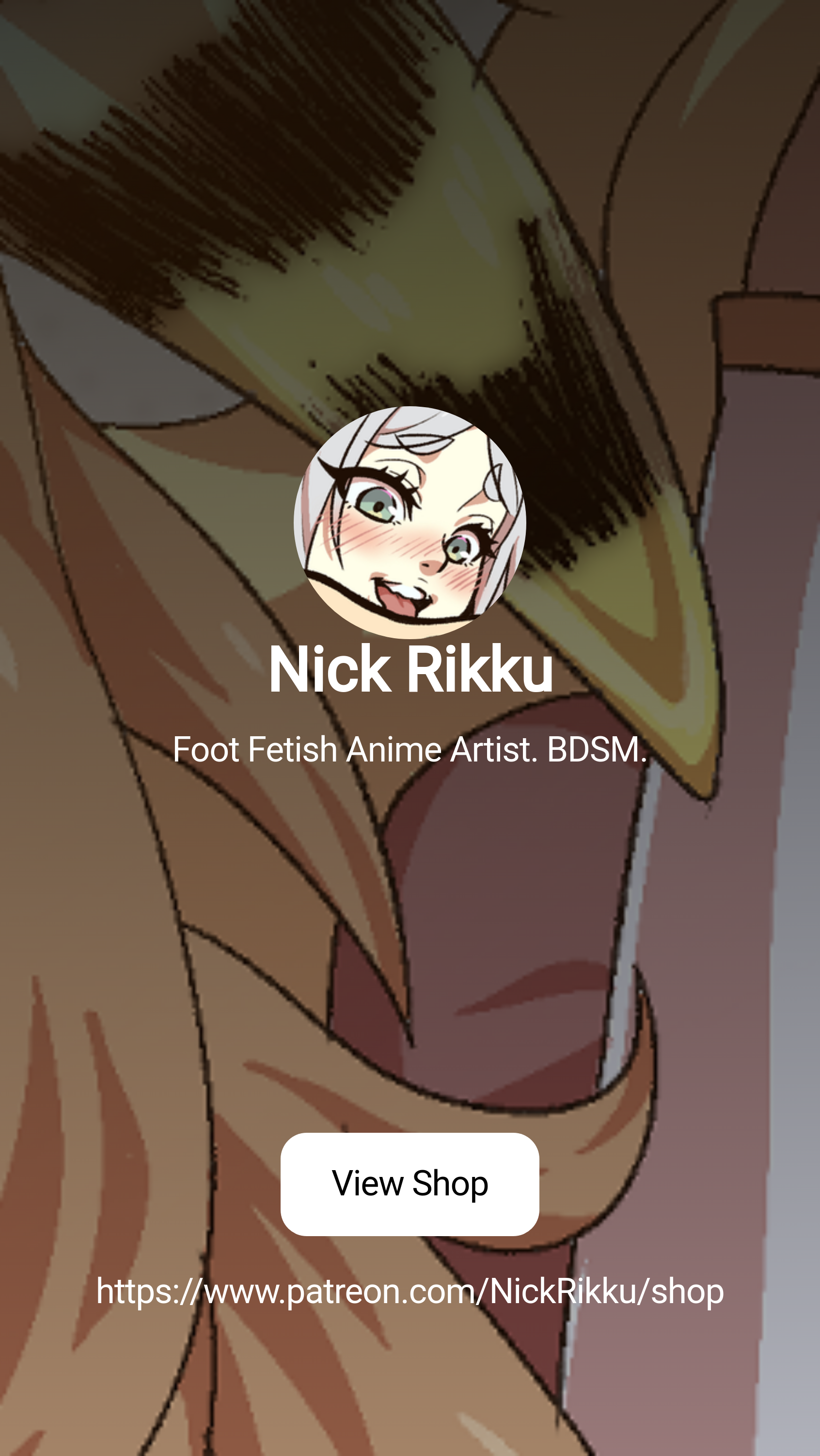 Nick Rikku | Foot Fetish Anime Artist. BDSM. | Patreon