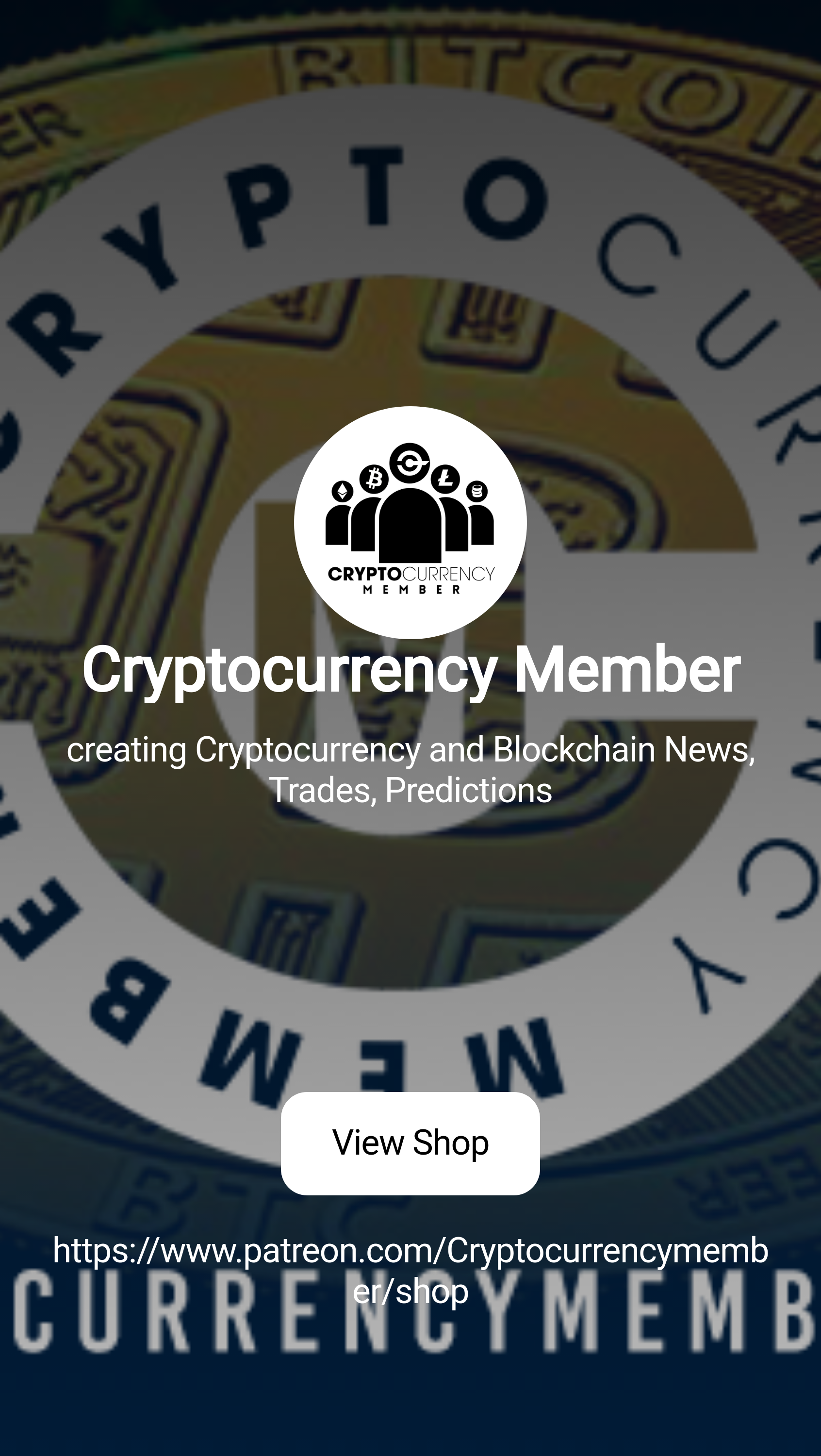 Cryptocurrency Member | creating Cryptocurrency and Blockchain News,  Trades, Predictions | Patreon
