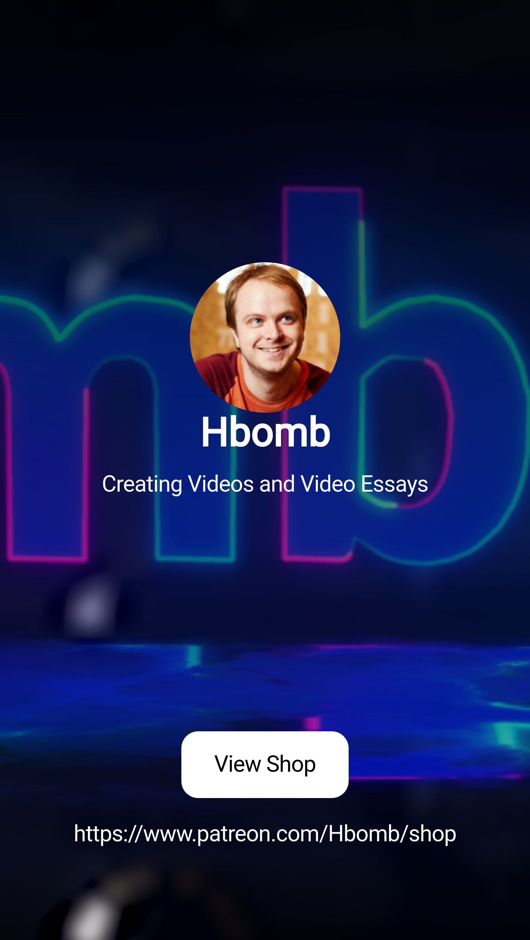 Hbomb | Creating Videos and Video Essays | Patreon