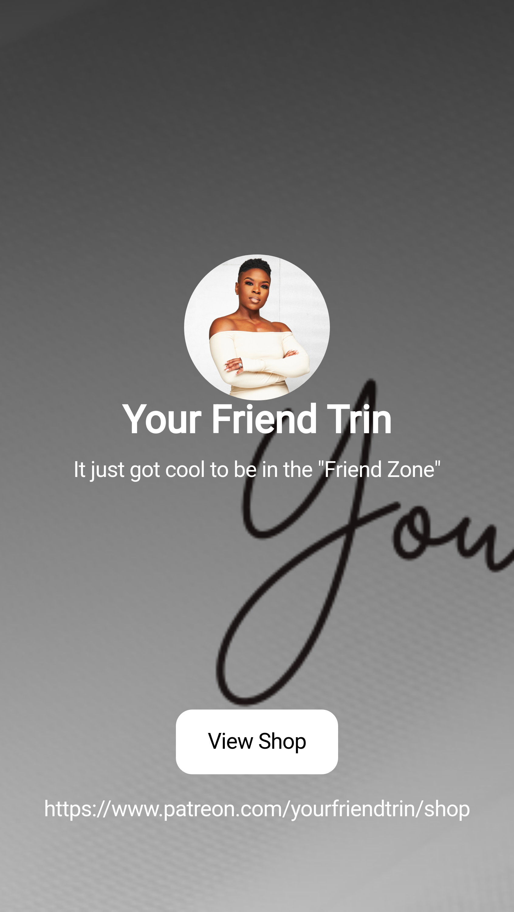 Your Friend Trin | It just got cool to be in the \, image size:1692x3000