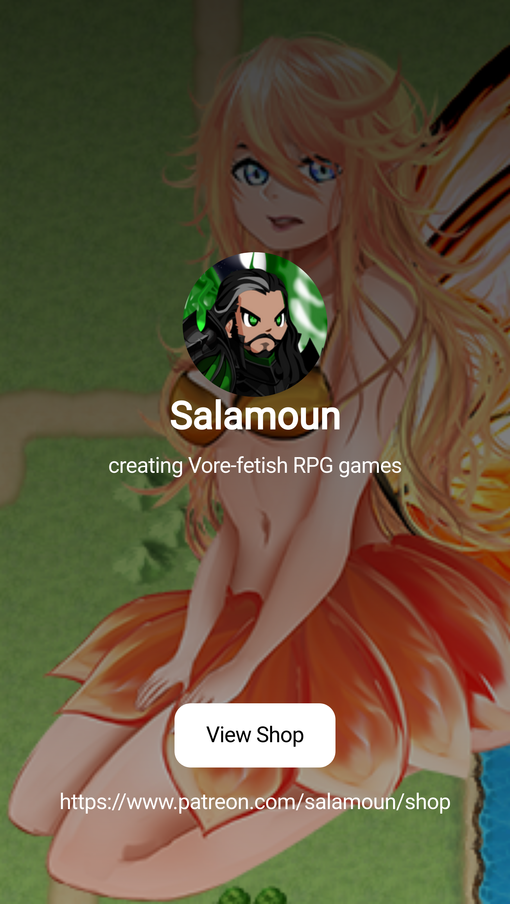 Salamoun | creating Vore-fetish RPG games | Patreon