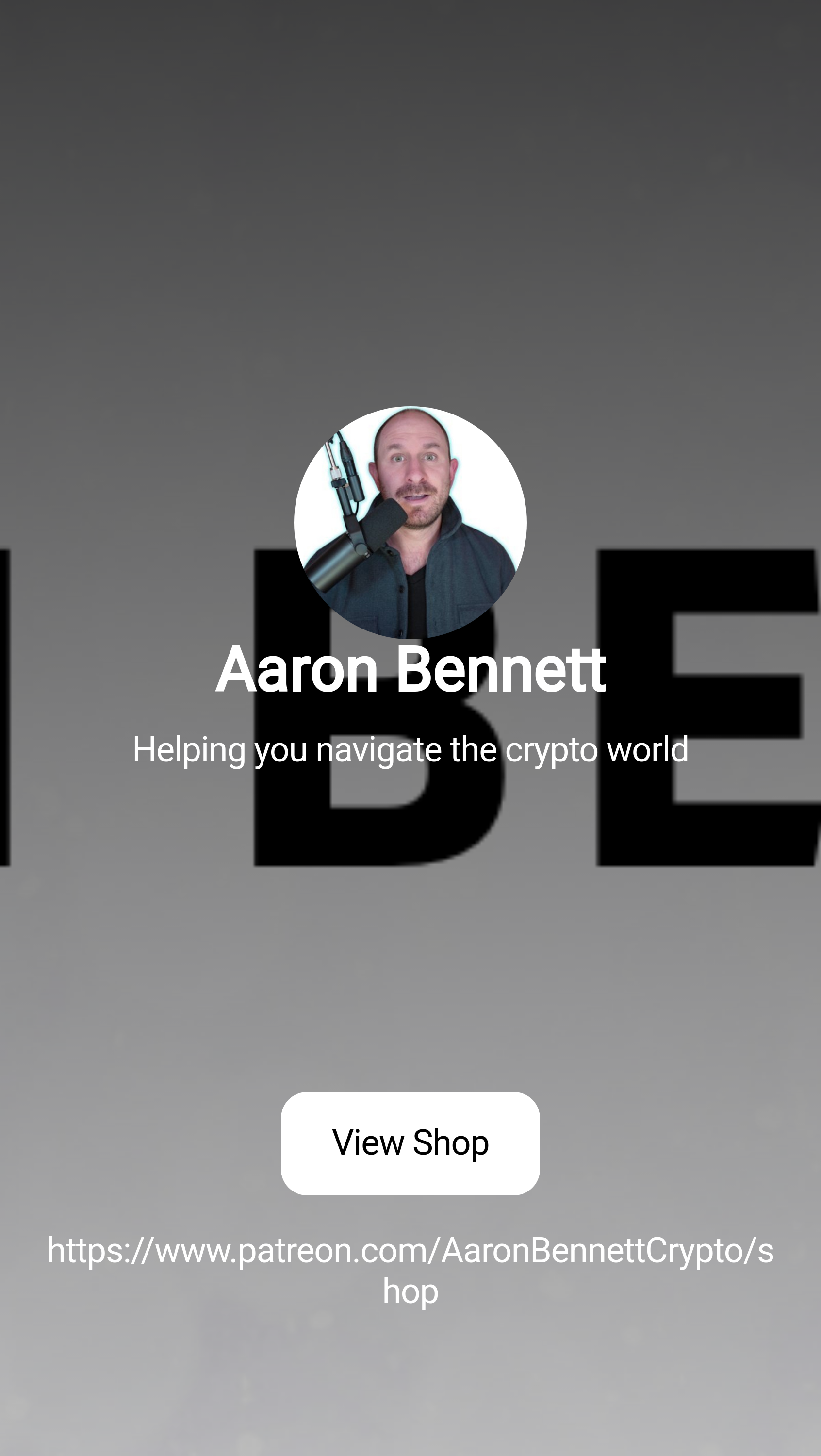 Aaron Bennett | Helping you navigate the crypto world | Patreon