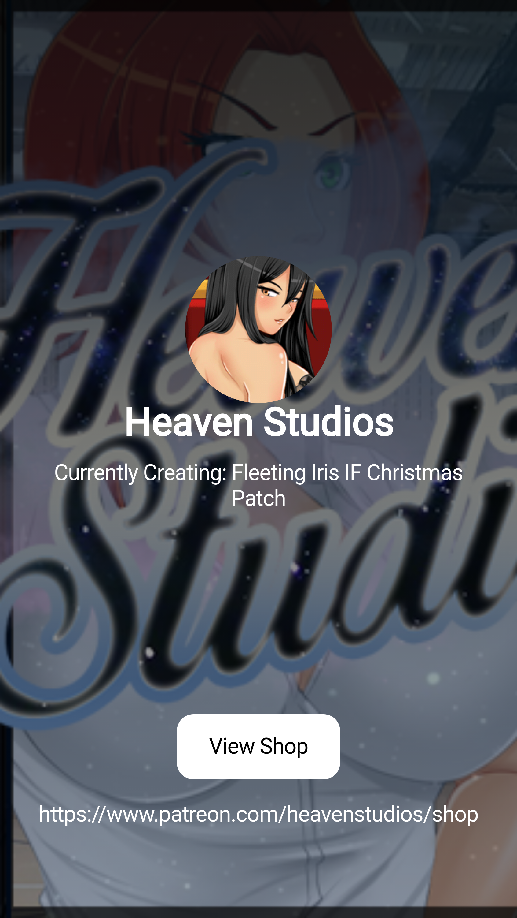 Heaven Studios | Currently Creating: Fleeting Iris IF Christmas Patch |  Patreon