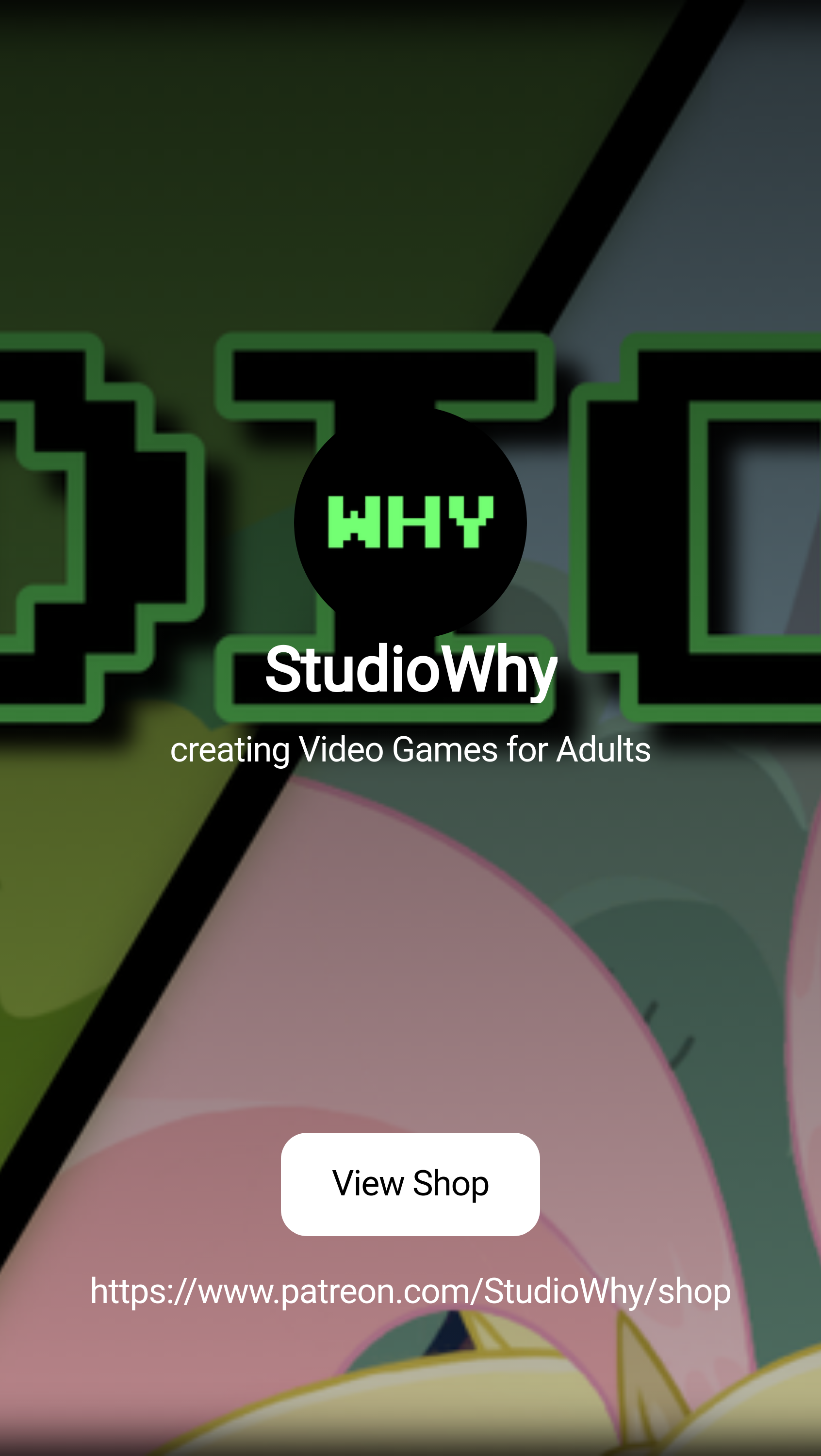 StudioWhy | creating Video Games for Adults | Patreon