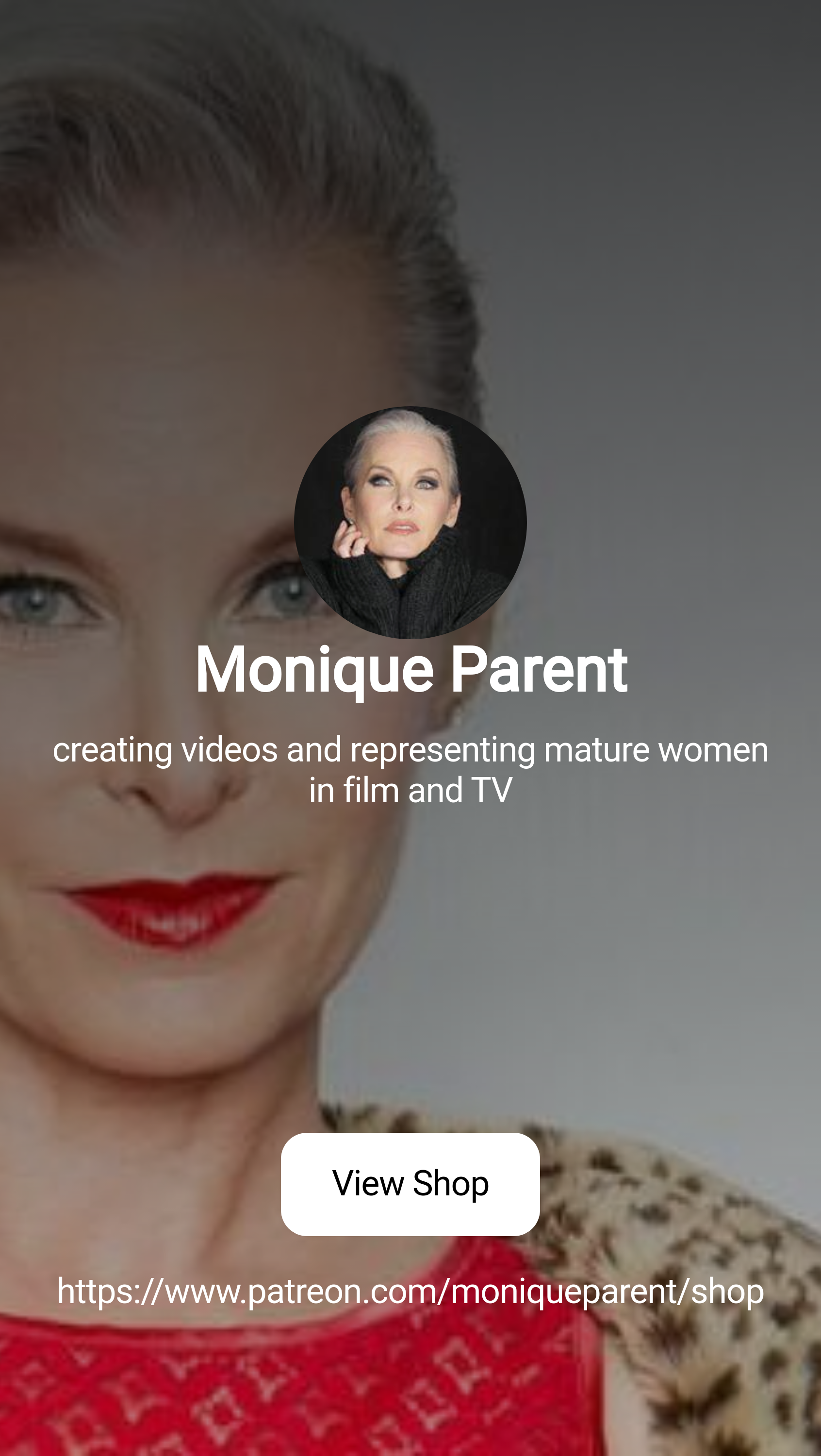 Monique Parent | creating videos and representing mature women in film and  TV | Patreon