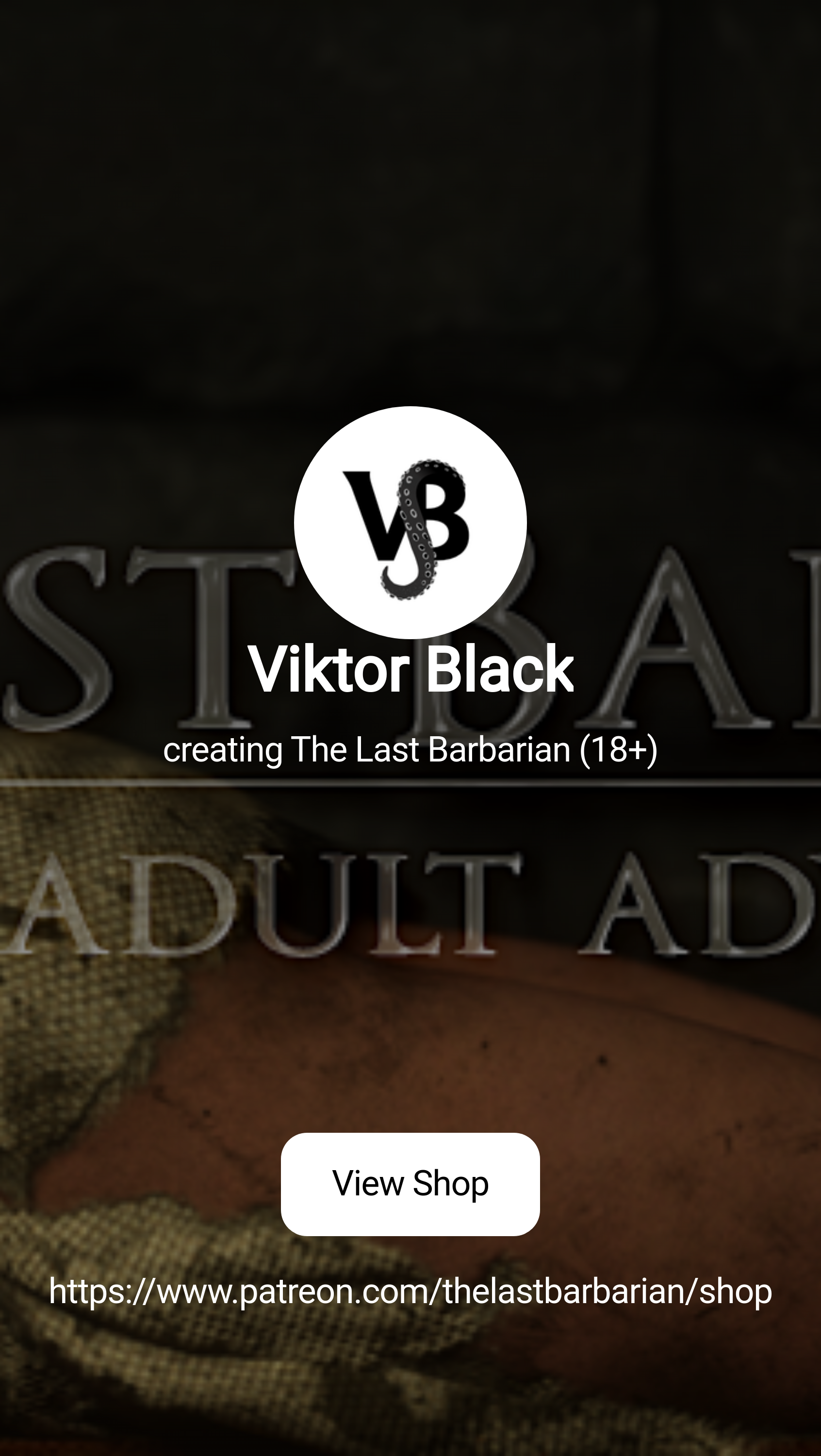 Viktor Black | creating The Last Barbarian (18+) | Patreon