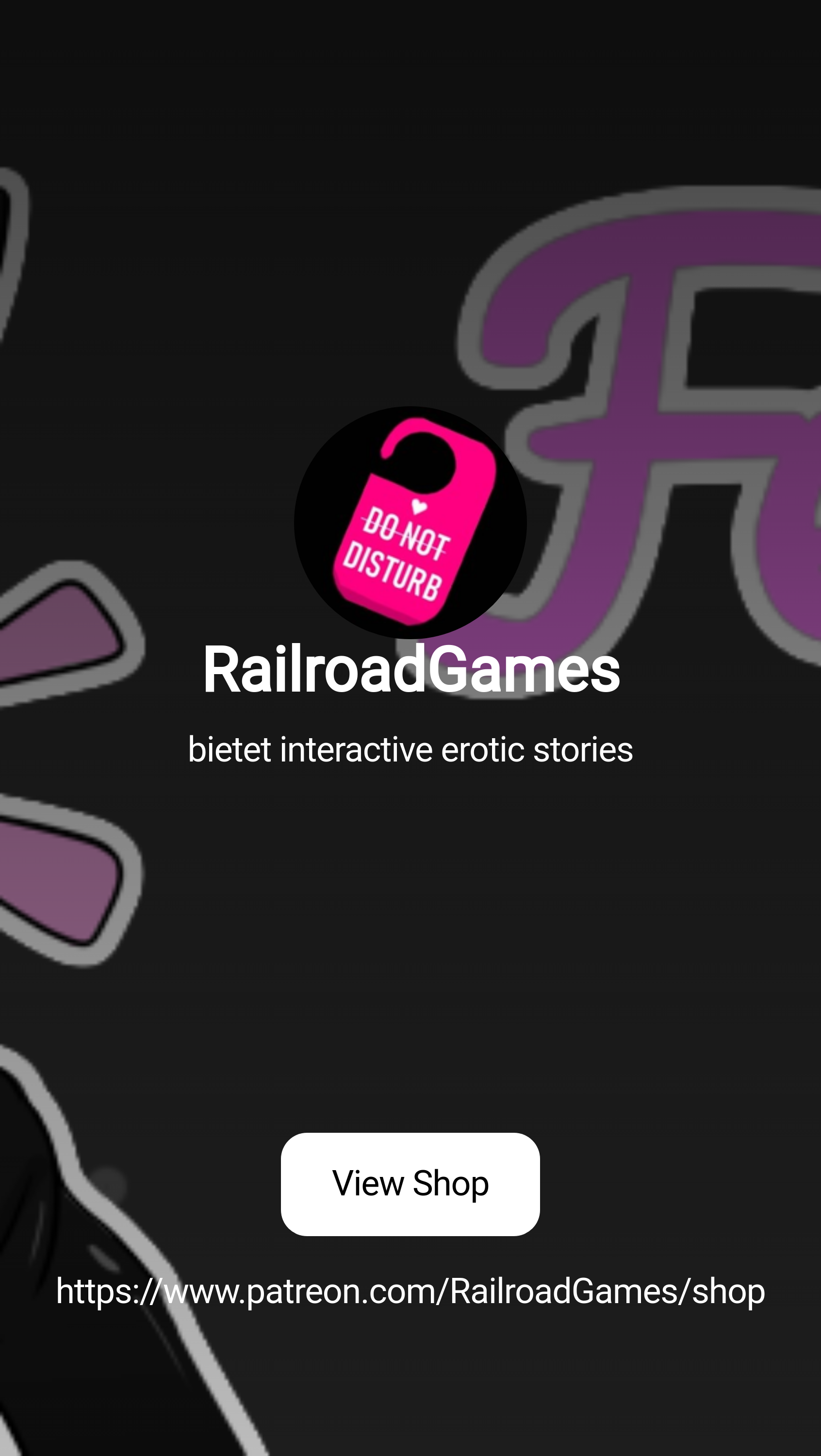 RailroadGames | bietet interactive erotic stories | Patreon