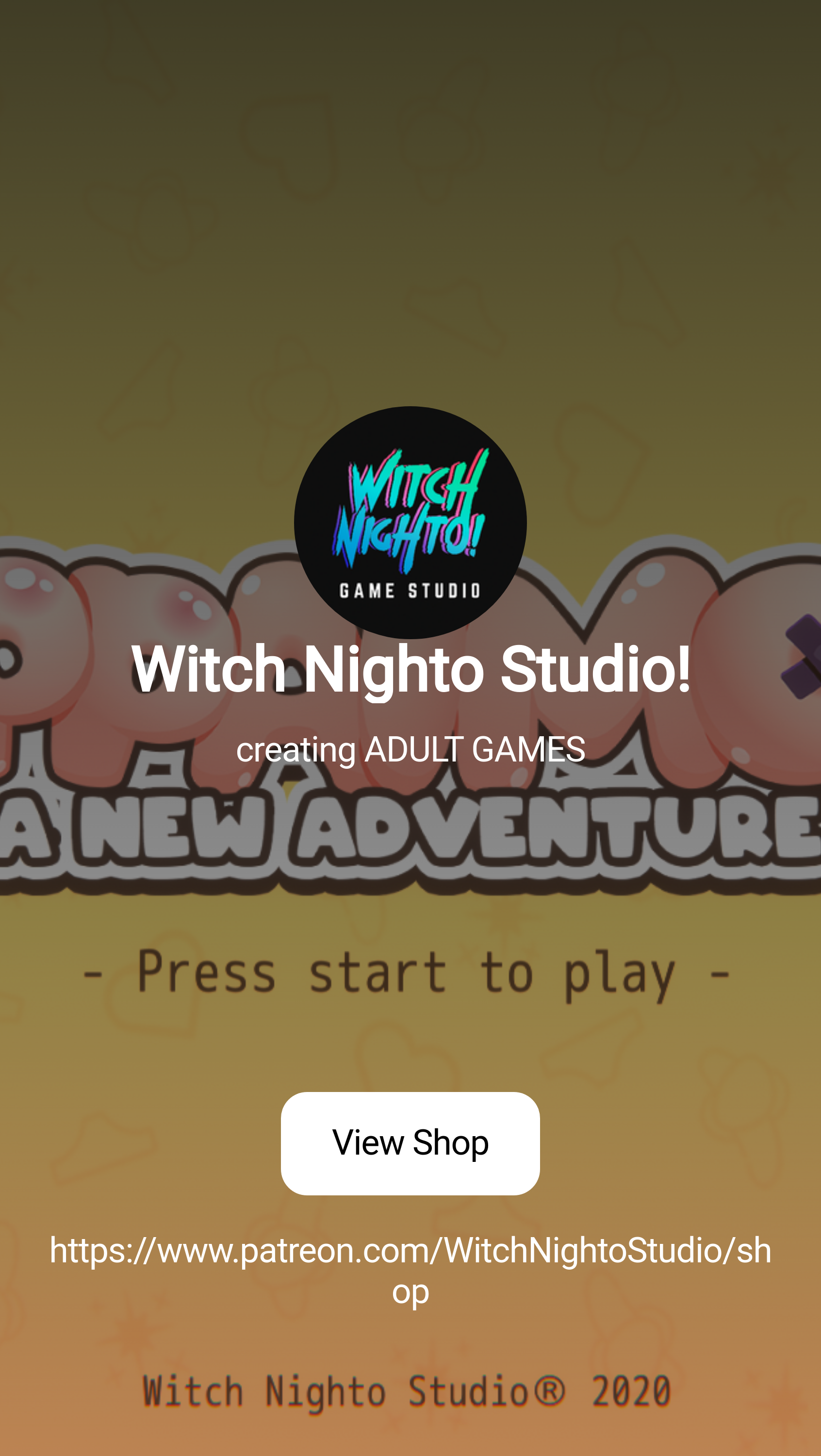 Witch Nighto Studio! | creating ADULT GAMES | Patreon