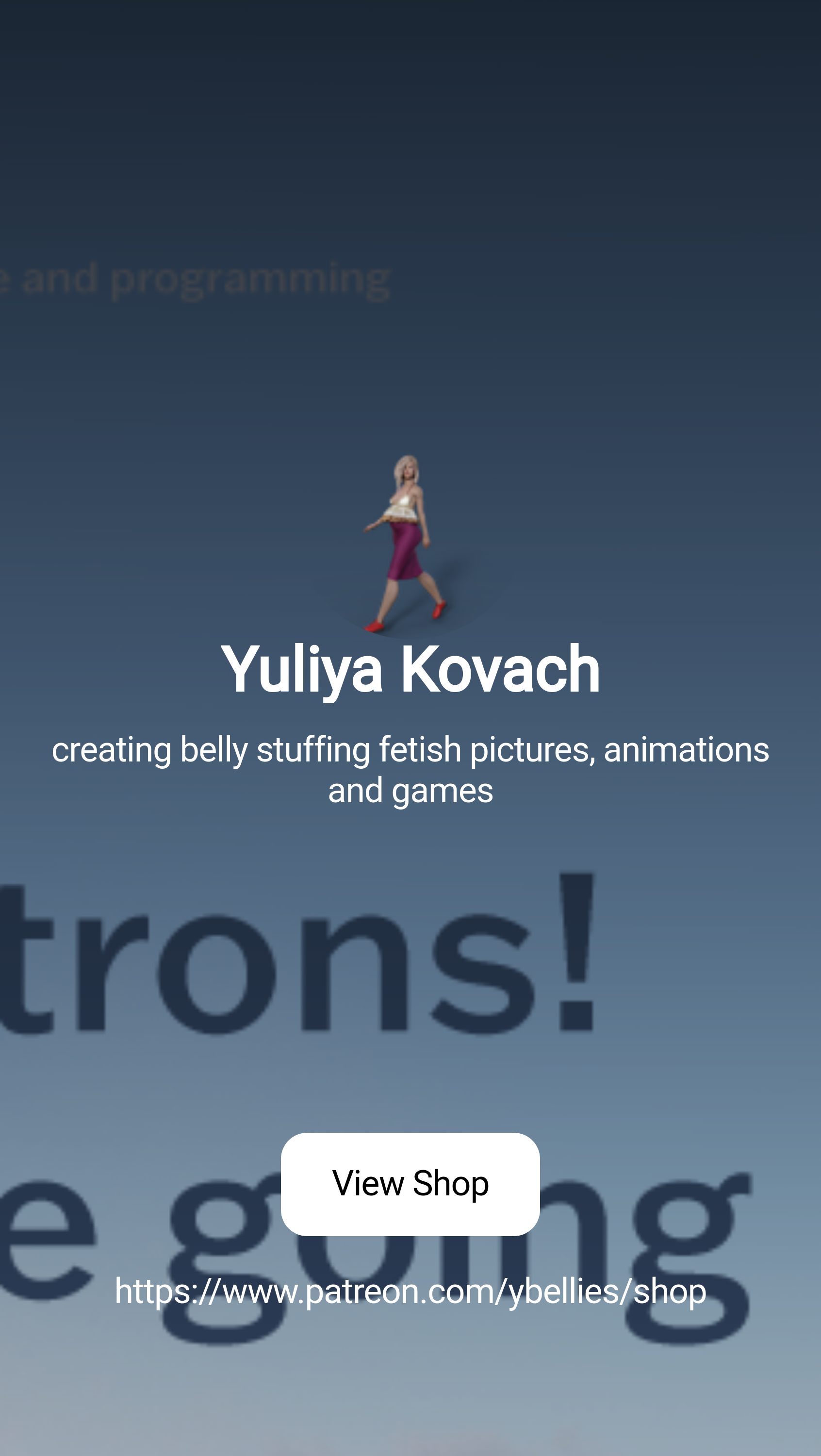 Yuliya Kovach | creating belly stuffing fetish pictures, animations and  games | Patreon