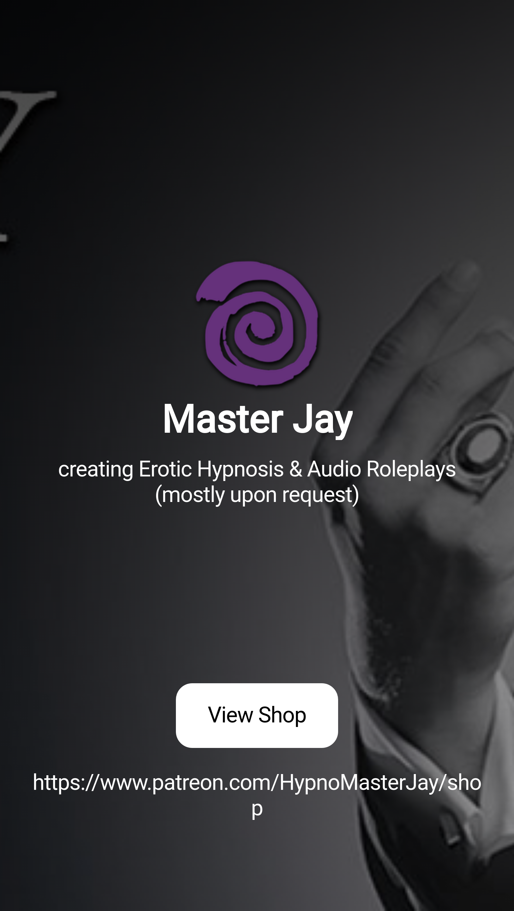 Master Jay | creating Erotic Hypnosis and Audio Roleplays | Patreon